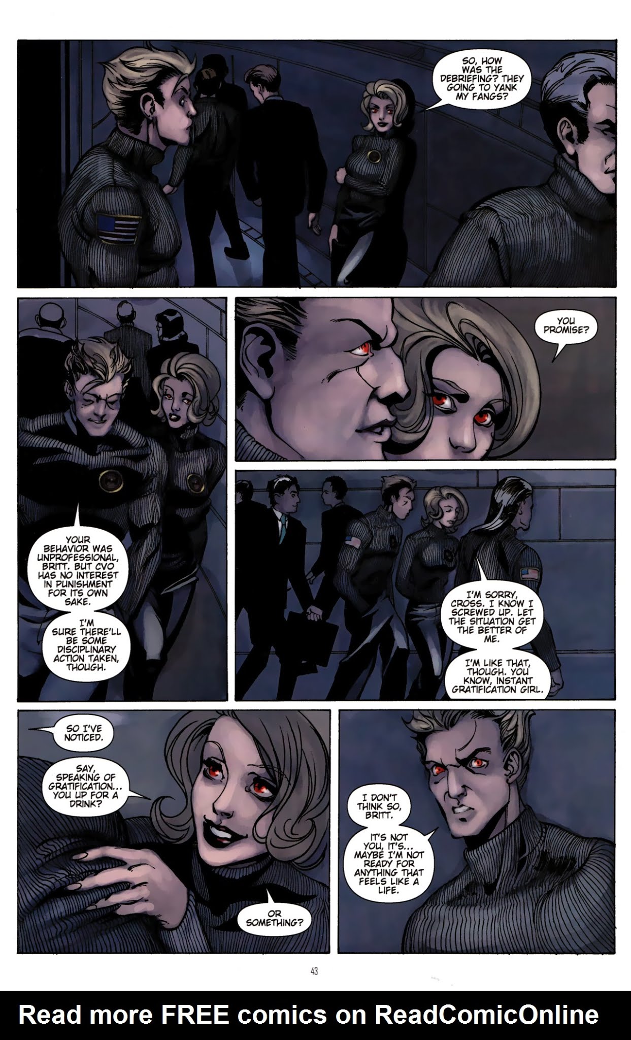 Read online CVO : Covert Vampiric Operations -- 100-Page Spectacular comic -  Issue # TPB - 45