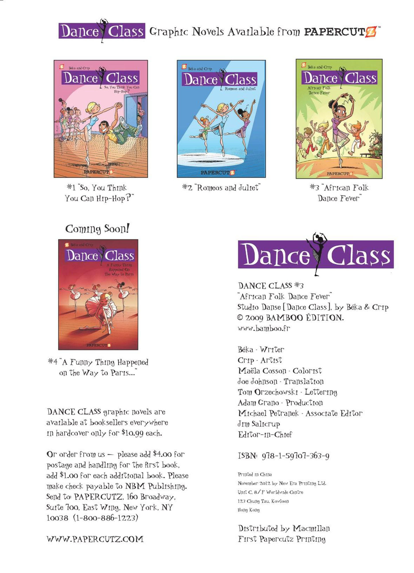 Read online Dance Class comic -  Issue #3 - 4