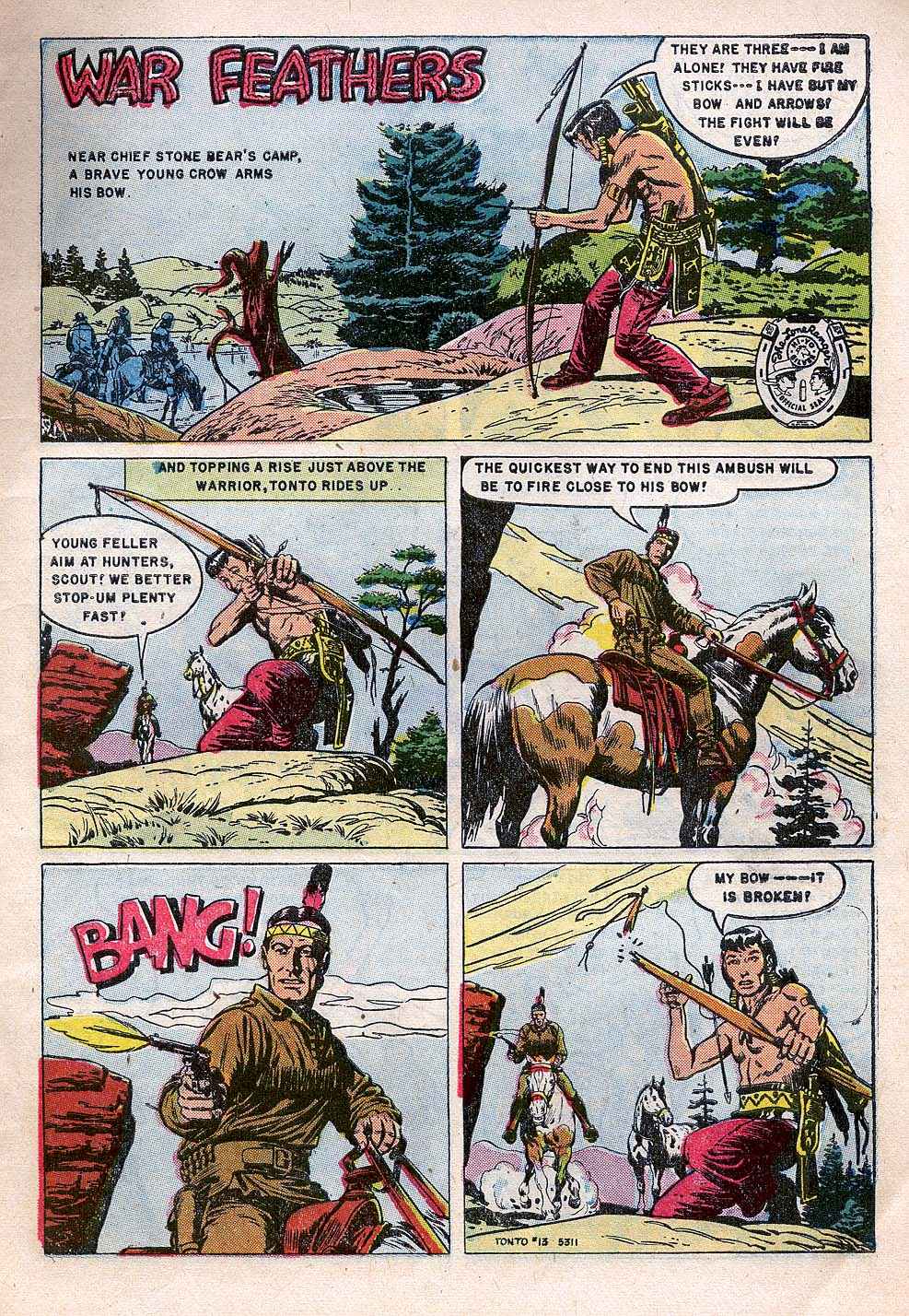 Read online Lone Ranger's Companion Tonto comic -  Issue #13 - 3
