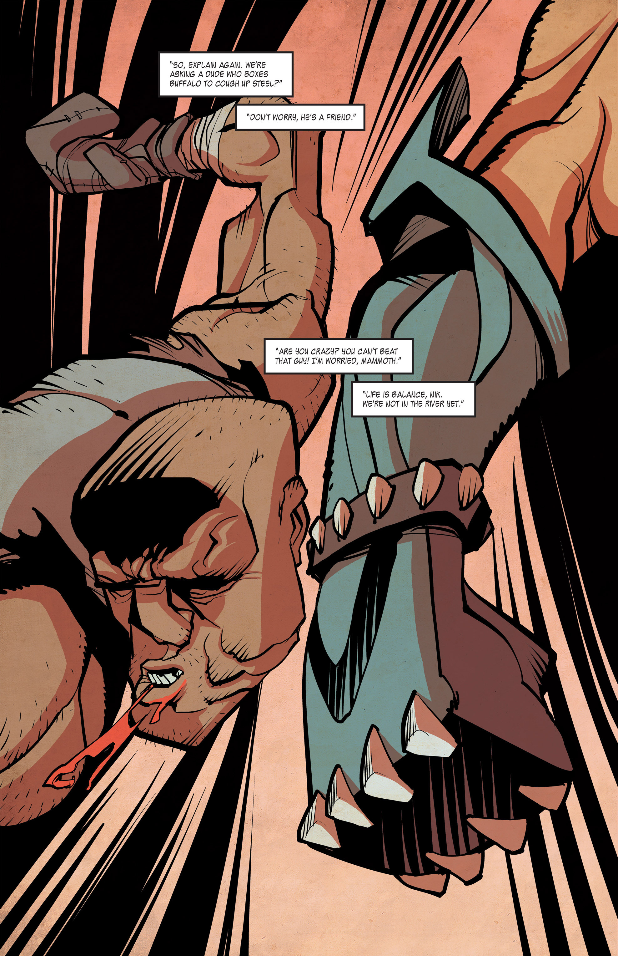Read online Kings and Canvas comic -  Issue #3 - 4
