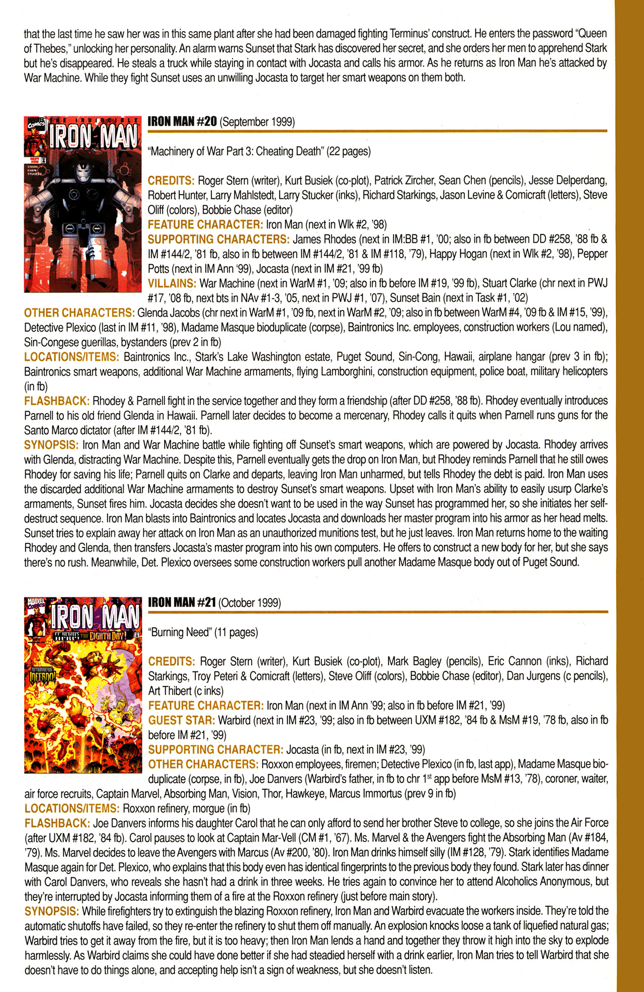 Read online Official Index to the Marvel Universe comic -  Issue #10 - 37