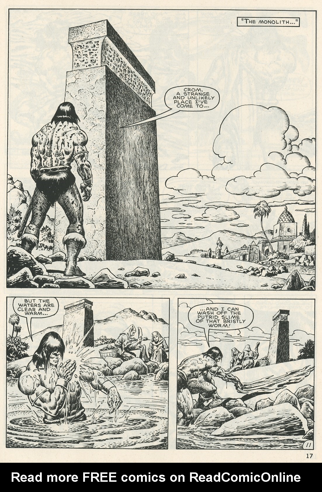 Read online The Savage Sword Of Conan comic -  Issue #123 - 17