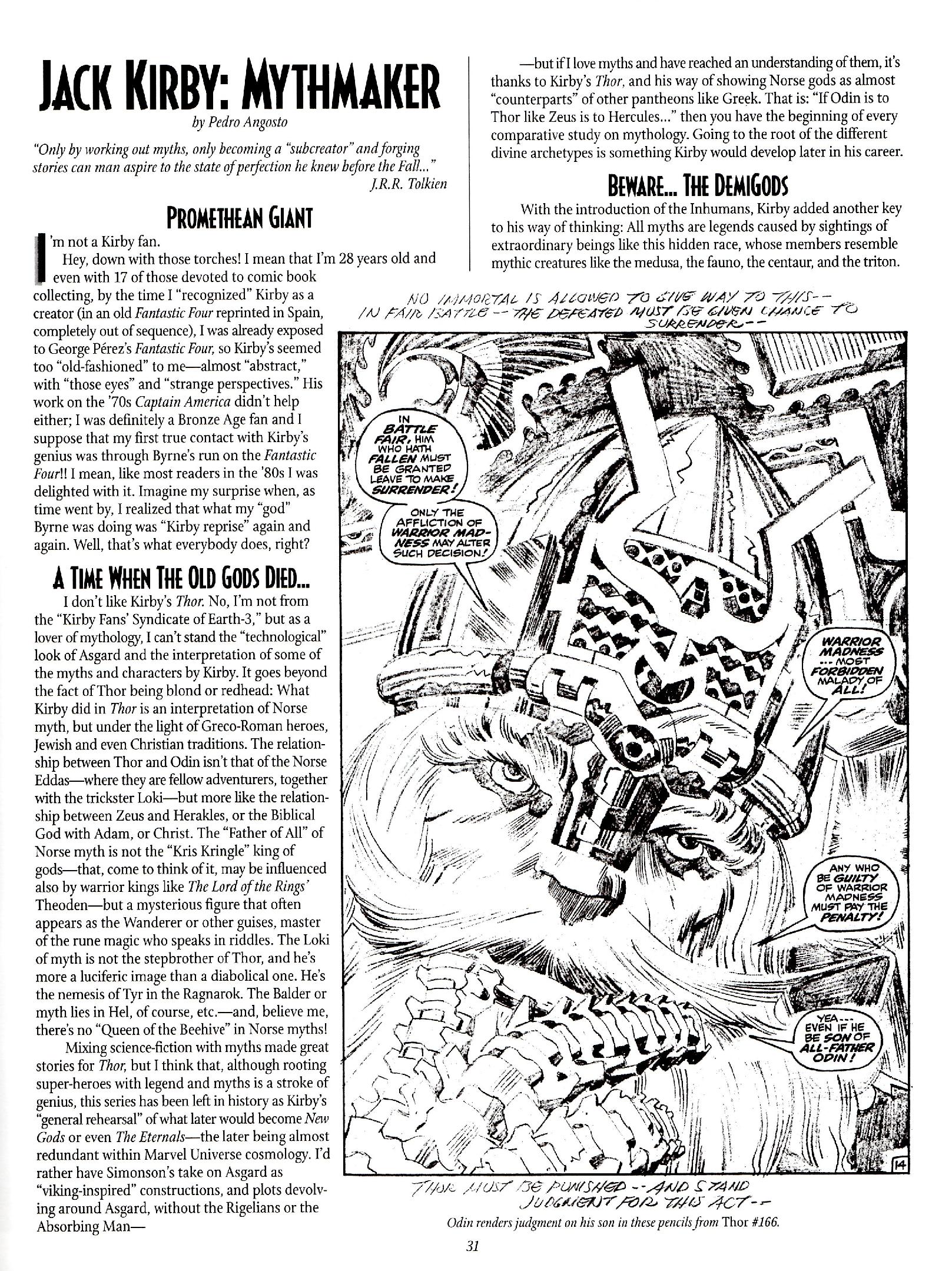 Read online The Jack Kirby Collector comic -  Issue #26 - 31