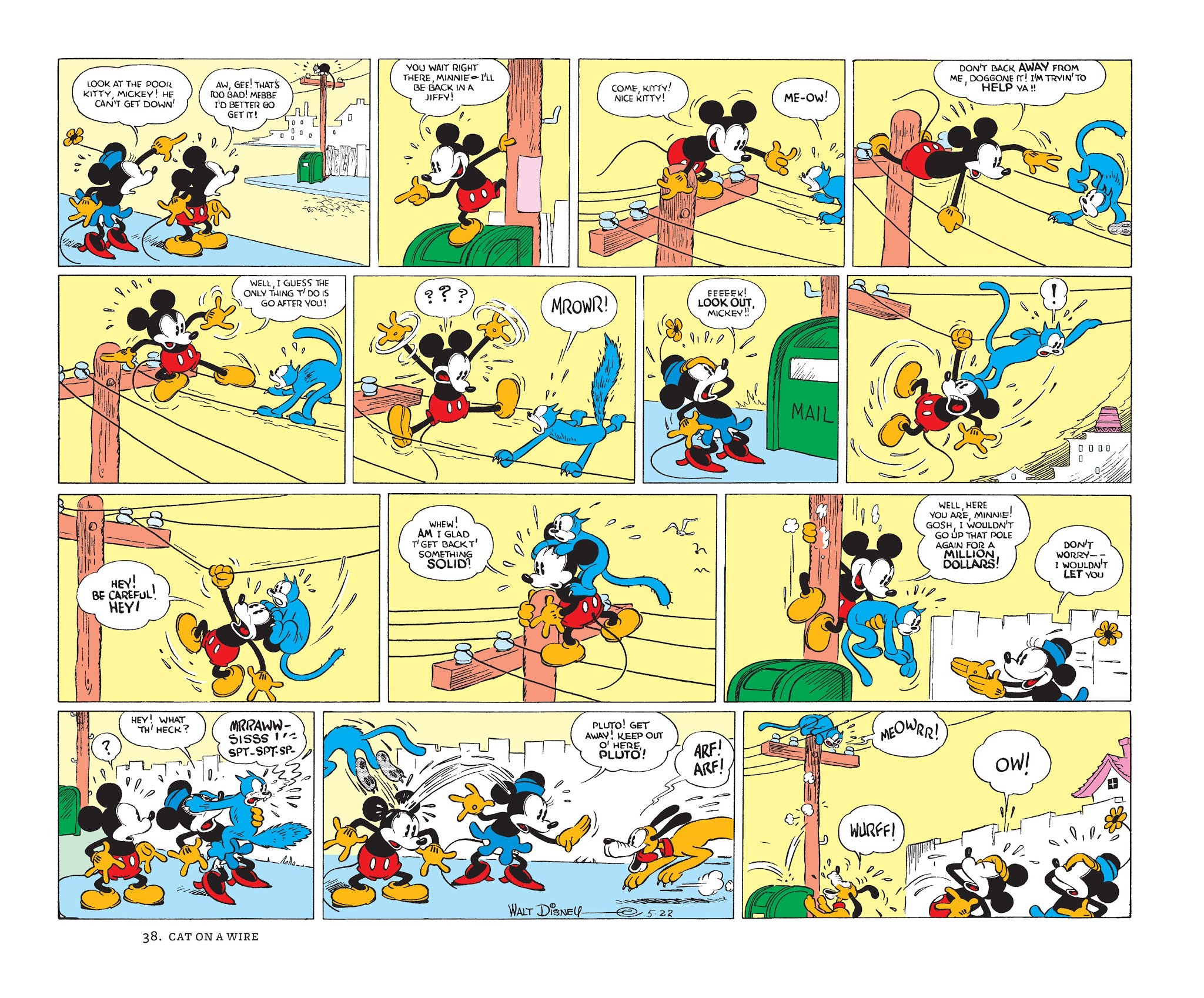 Read online Walt Disney's Mickey Mouse Color Sundays comic -  Issue # TPB 1 (Part 1) - 38