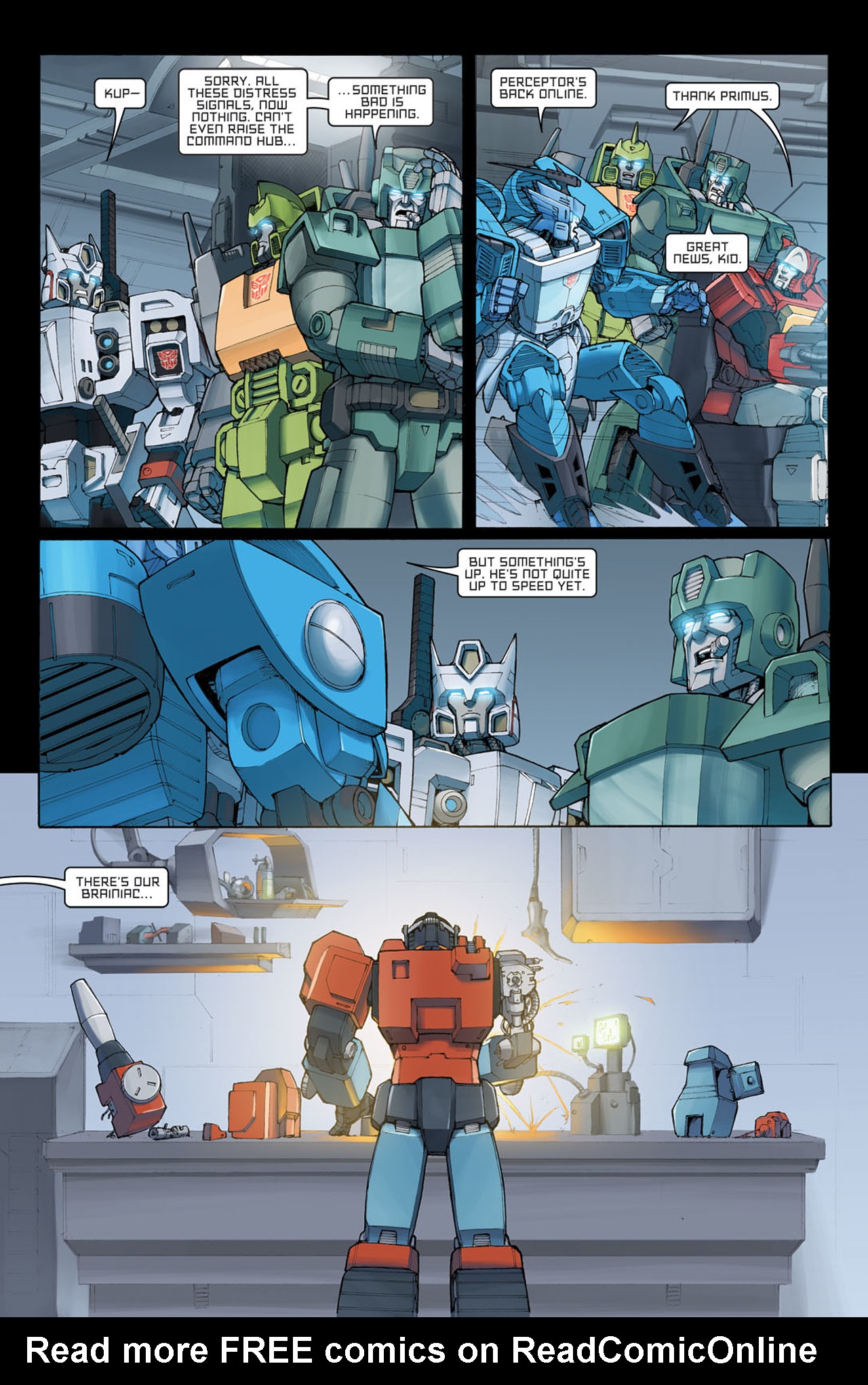 Read online The Transformers: All Hail Megatron comic -  Issue #15 - 16
