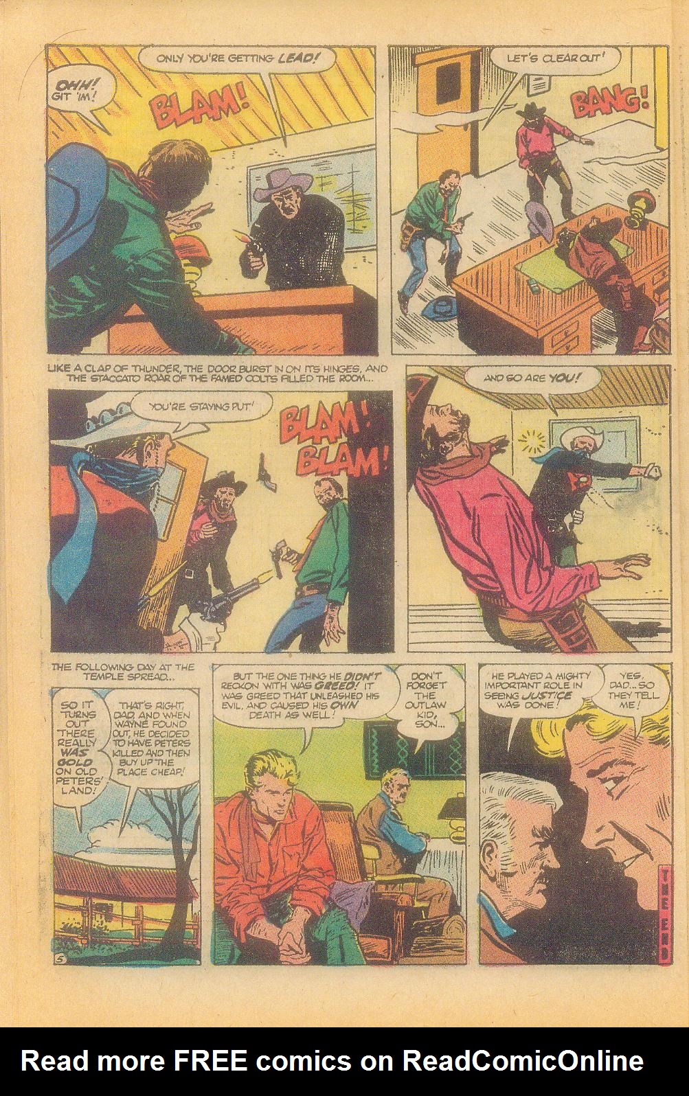 Read online The Outlaw Kid (1970) comic -  Issue #8 - 20
