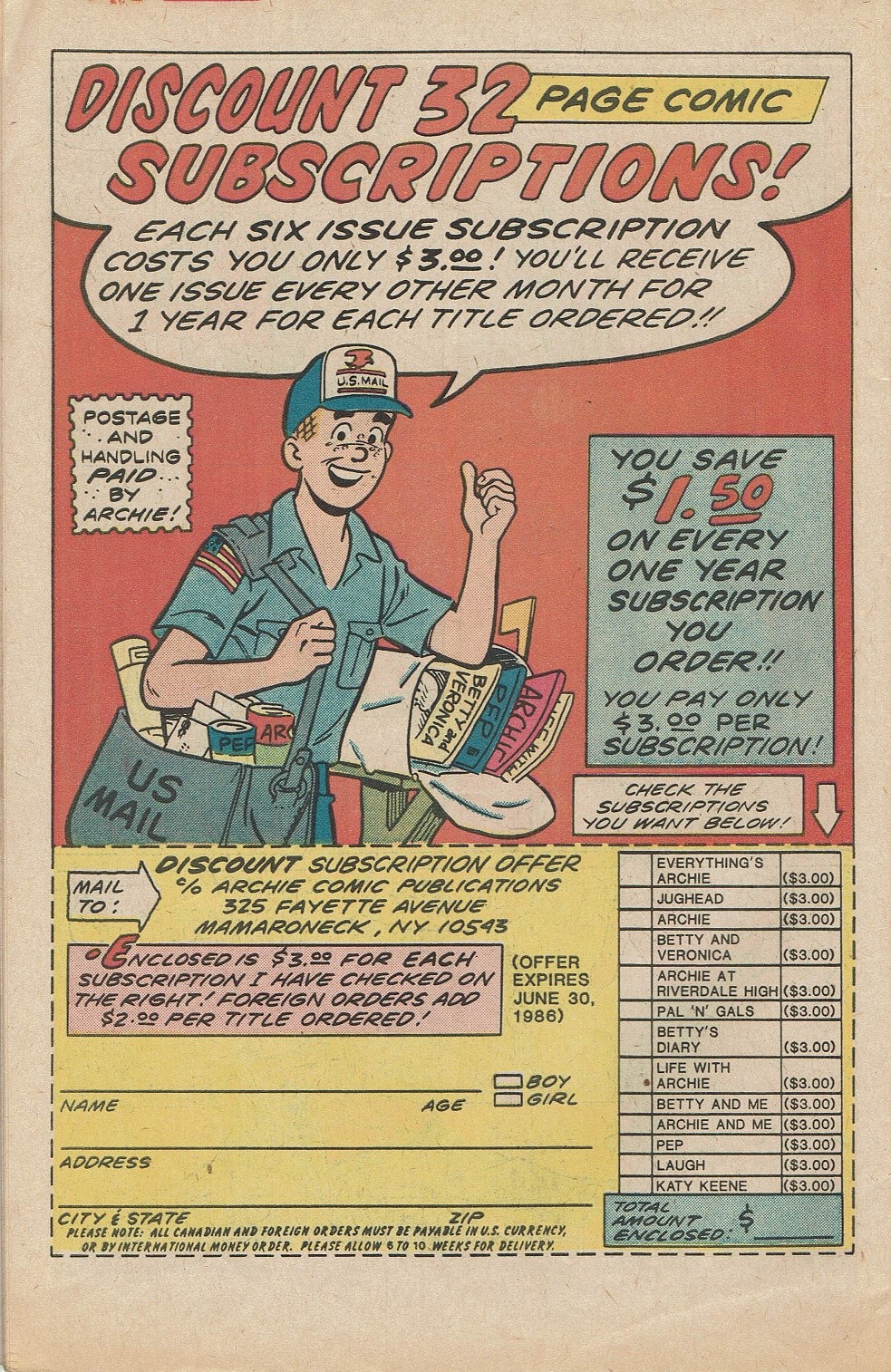 Read online Jughead (1965) comic -  Issue #346 - 34
