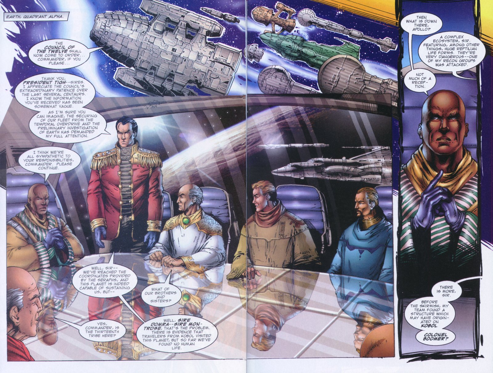 Read online Battlestar Galactica (1995) comic -  Issue #2 - 9