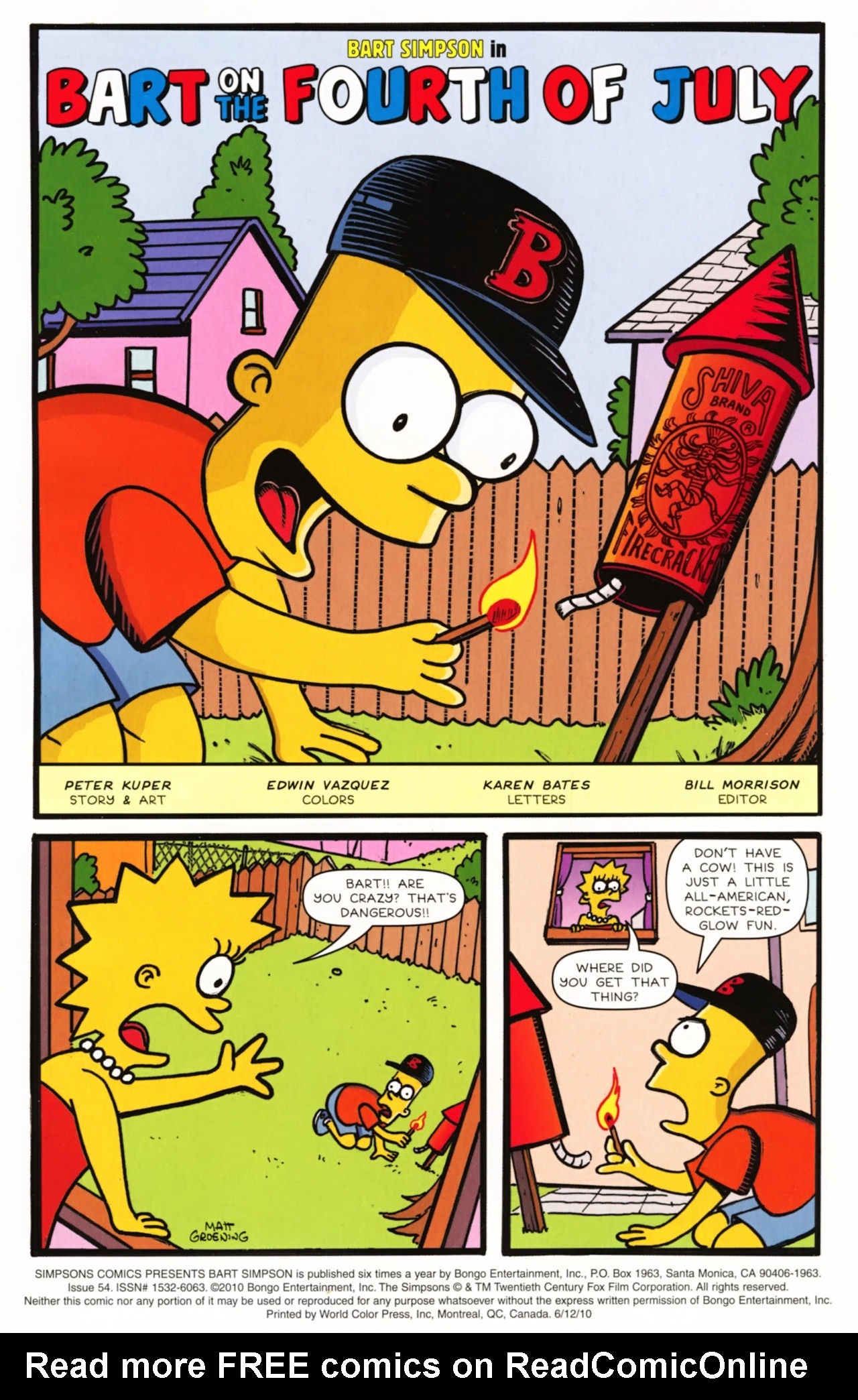 Read online Simpsons Comics Presents Bart Simpson comic -  Issue #54 - 2