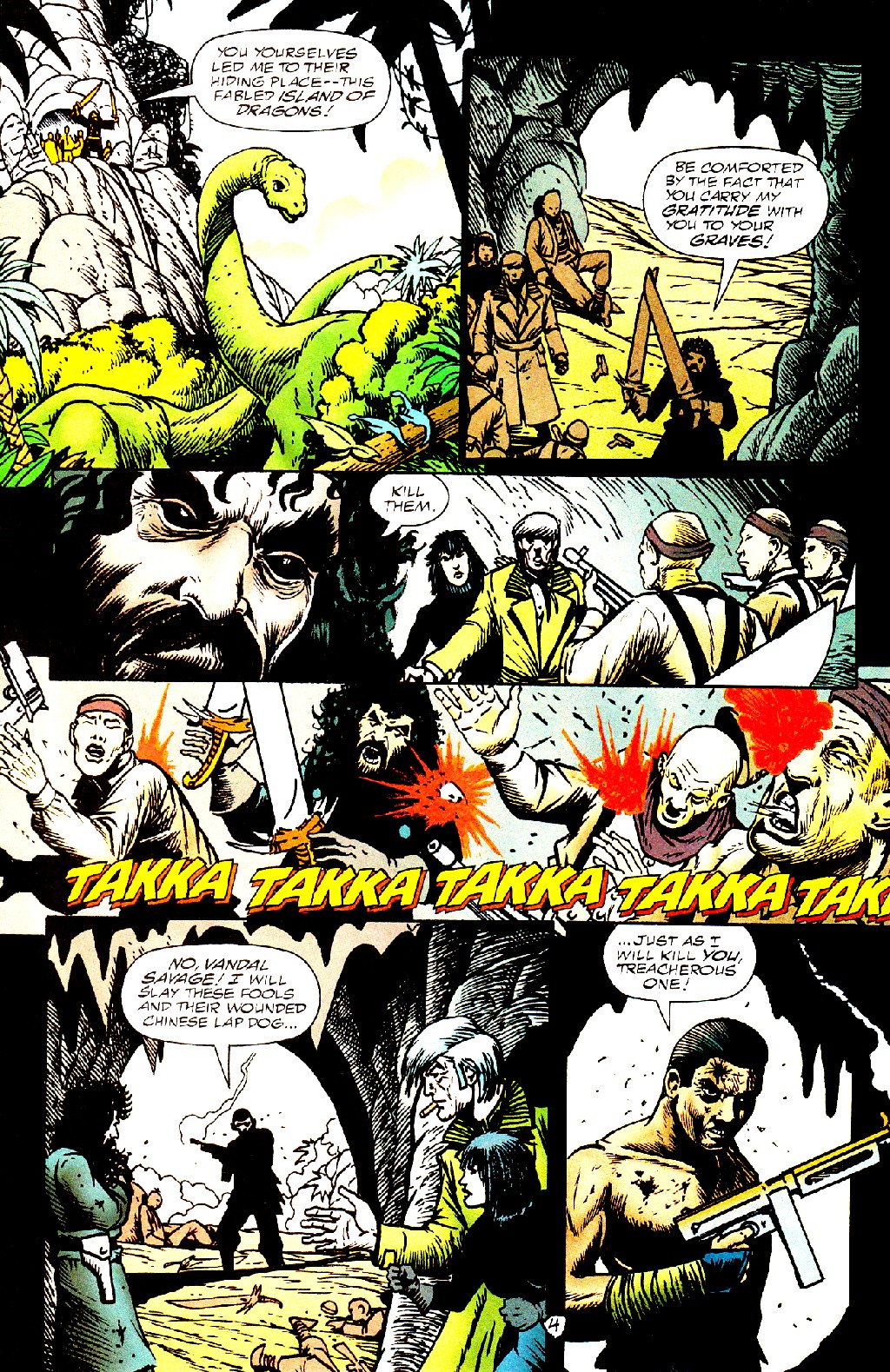 Read online Guns of the Dragon comic -  Issue #4 - 5