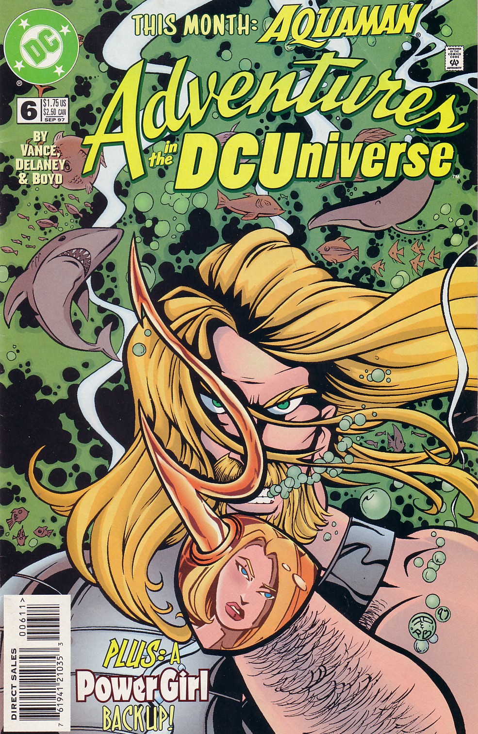 Read online Adventures in the DC Universe comic -  Issue #6 - 1