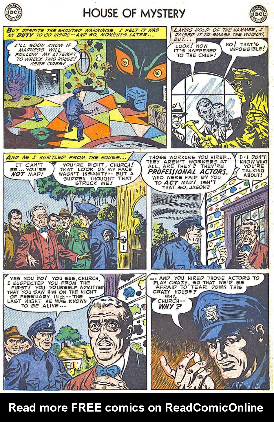 Read online House of Mystery (1951) comic -  Issue #27 - 23
