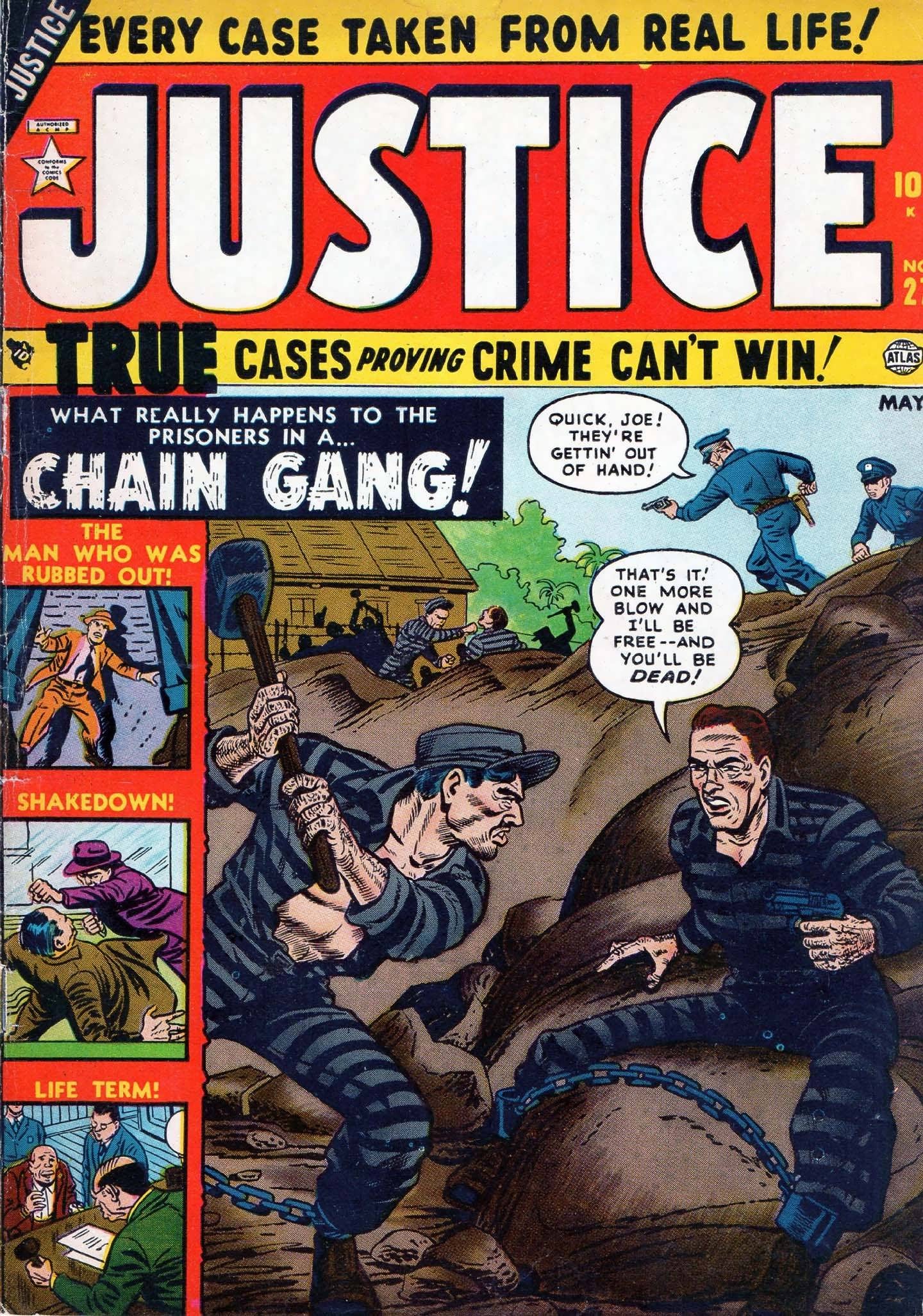 Read online Justice (1947) comic -  Issue #27 - 1
