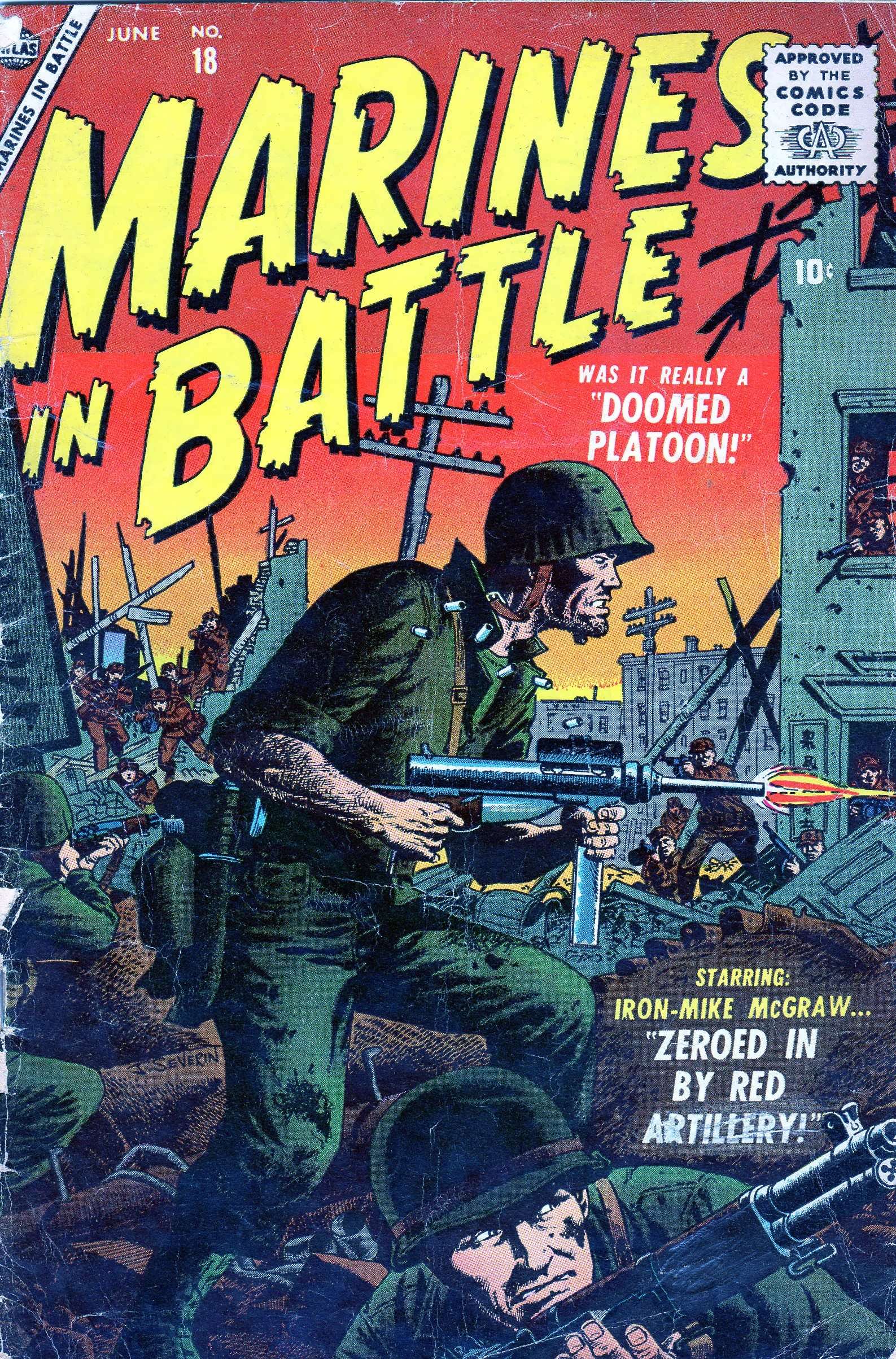 Read online Marines in Battle comic -  Issue #18 - 1