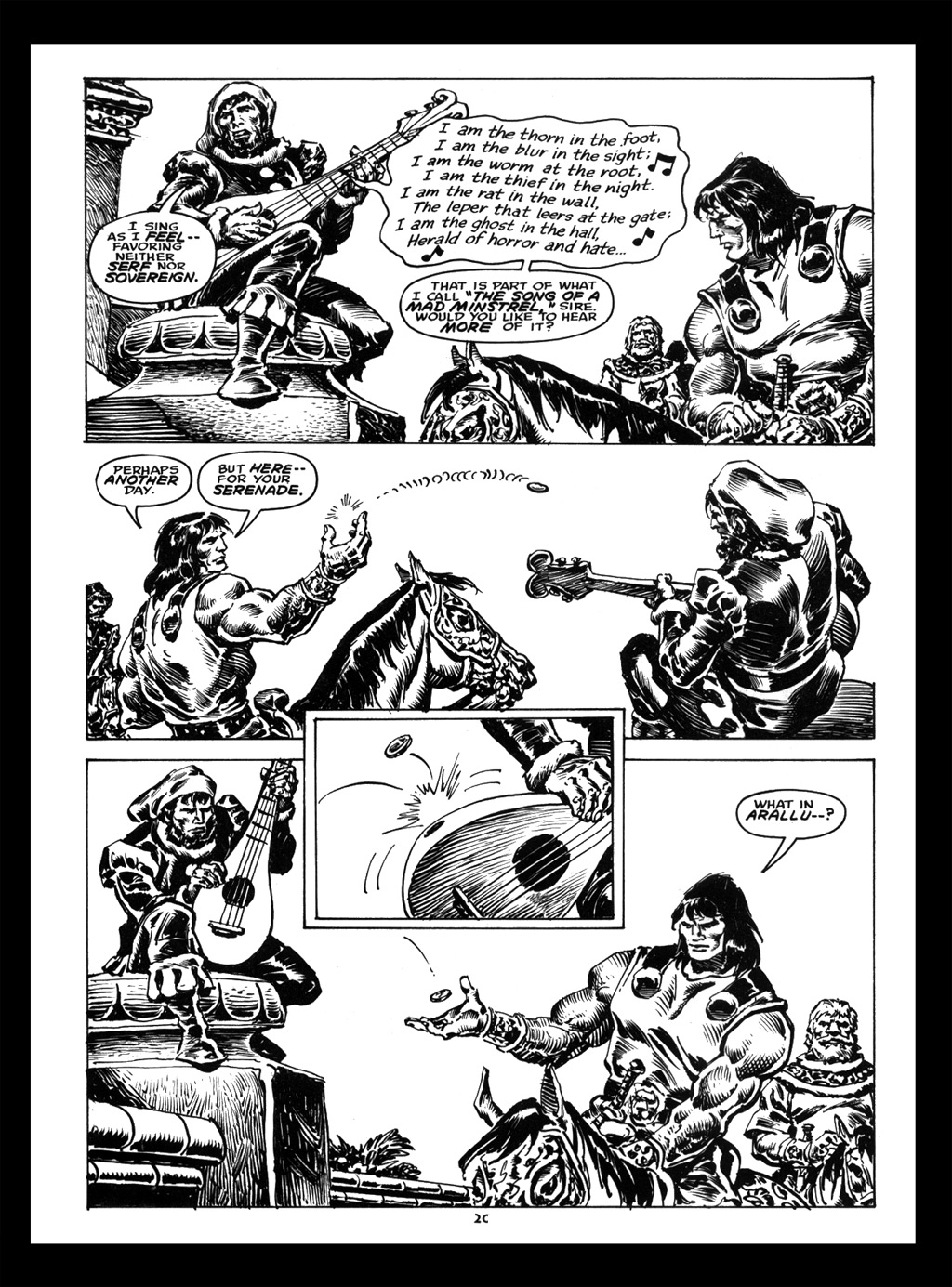 Read online The Savage Sword Of Conan comic -  Issue #214 - 21
