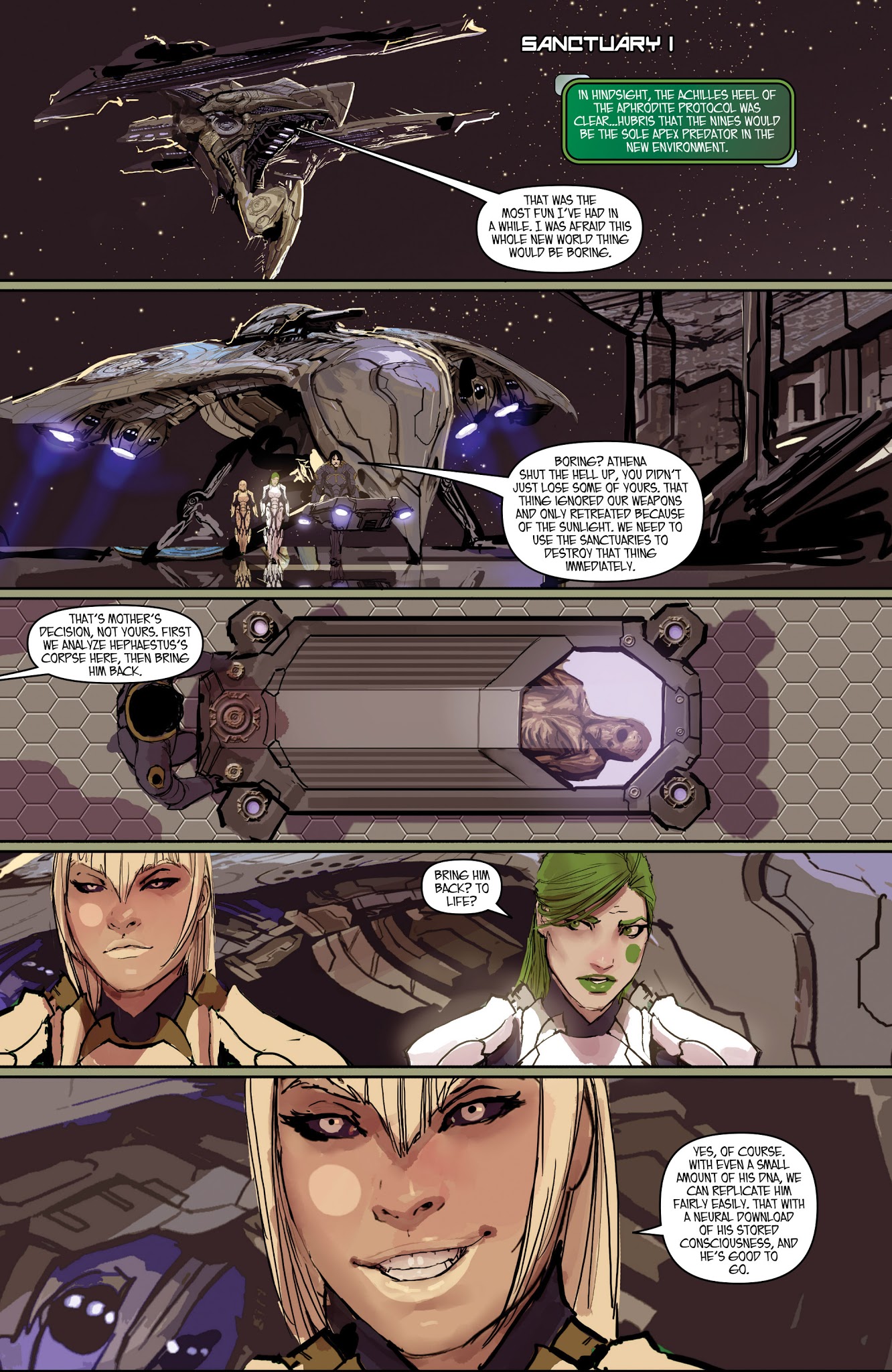 Read online Aphrodite IX Cyber Force comic -  Issue # Full - 21