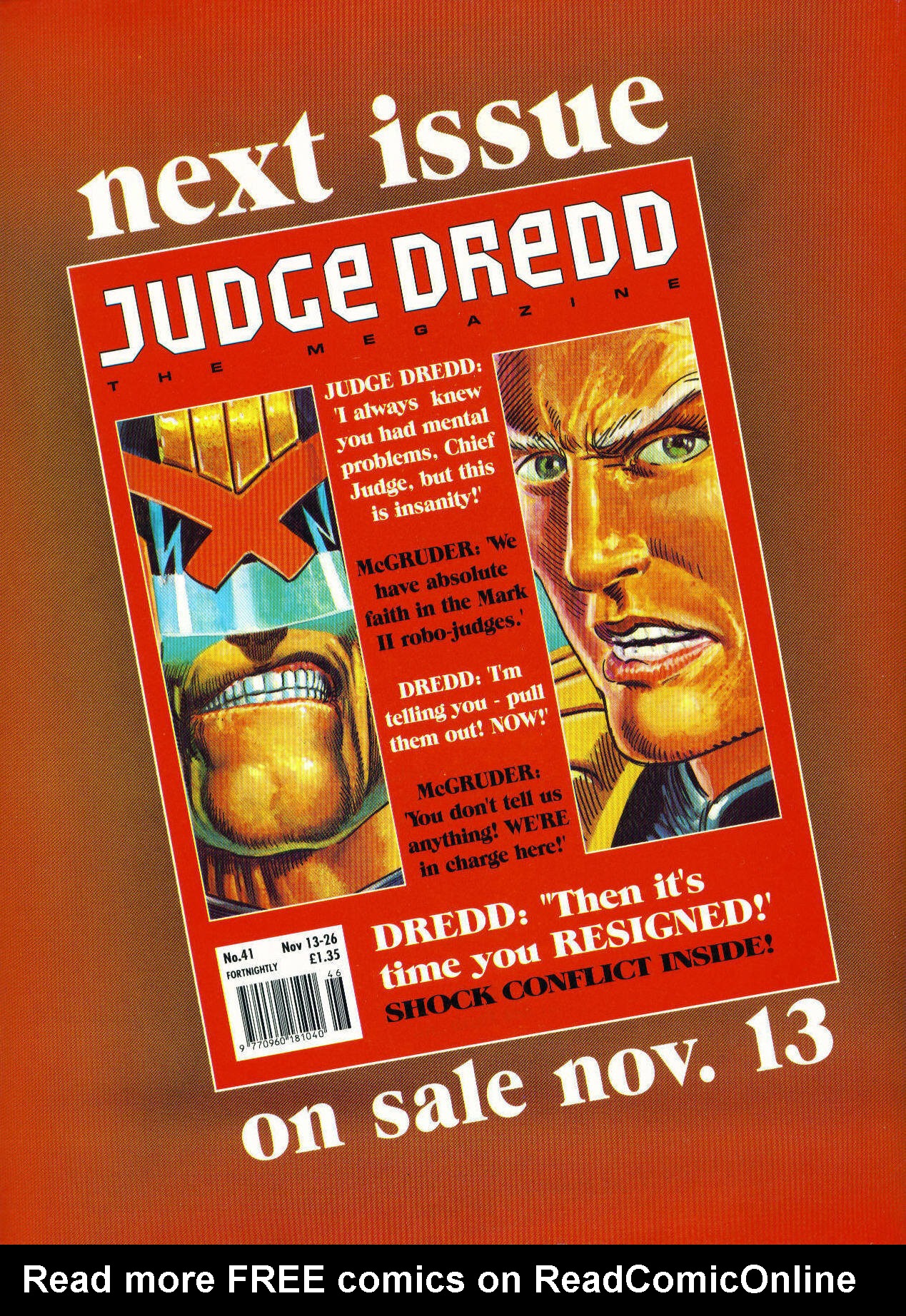 Read online Judge Dredd: The Megazine (vol. 2) comic -  Issue #40 - 44