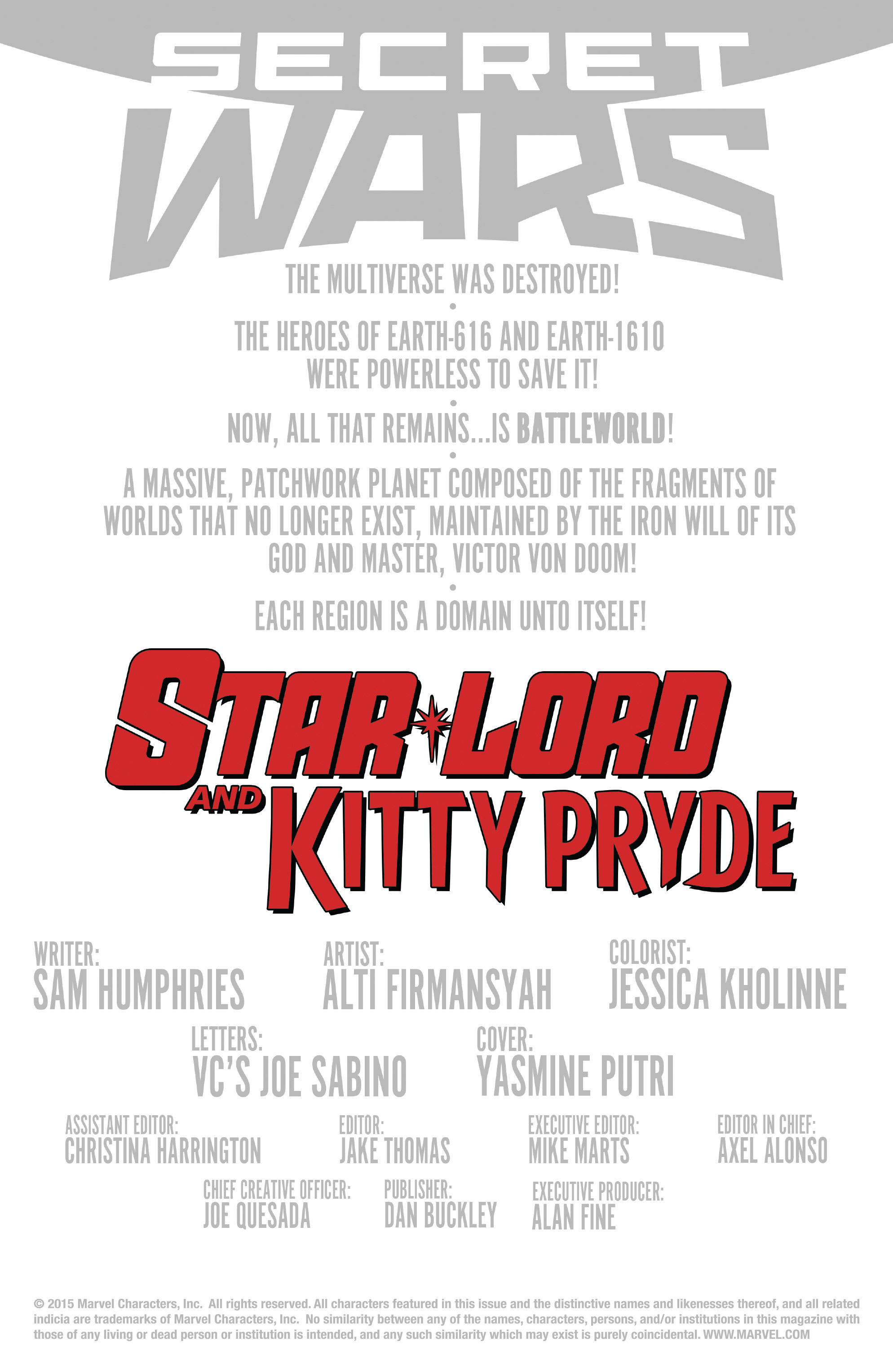 Read online Star-Lord & Kitty Pryde comic -  Issue #1 - 2