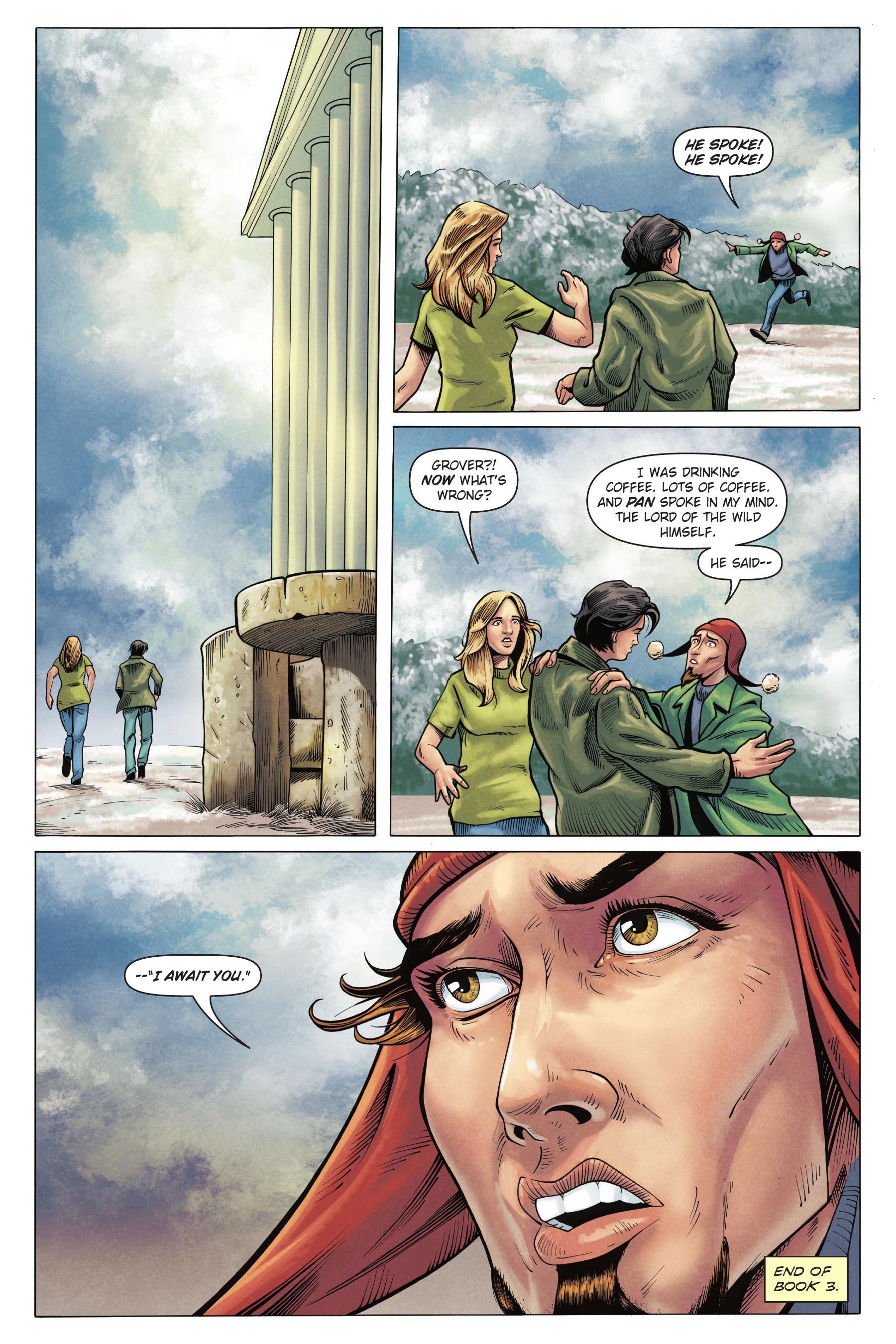 Read online Percy Jackson and the Olympians comic -  Issue # TPB 3 - 127