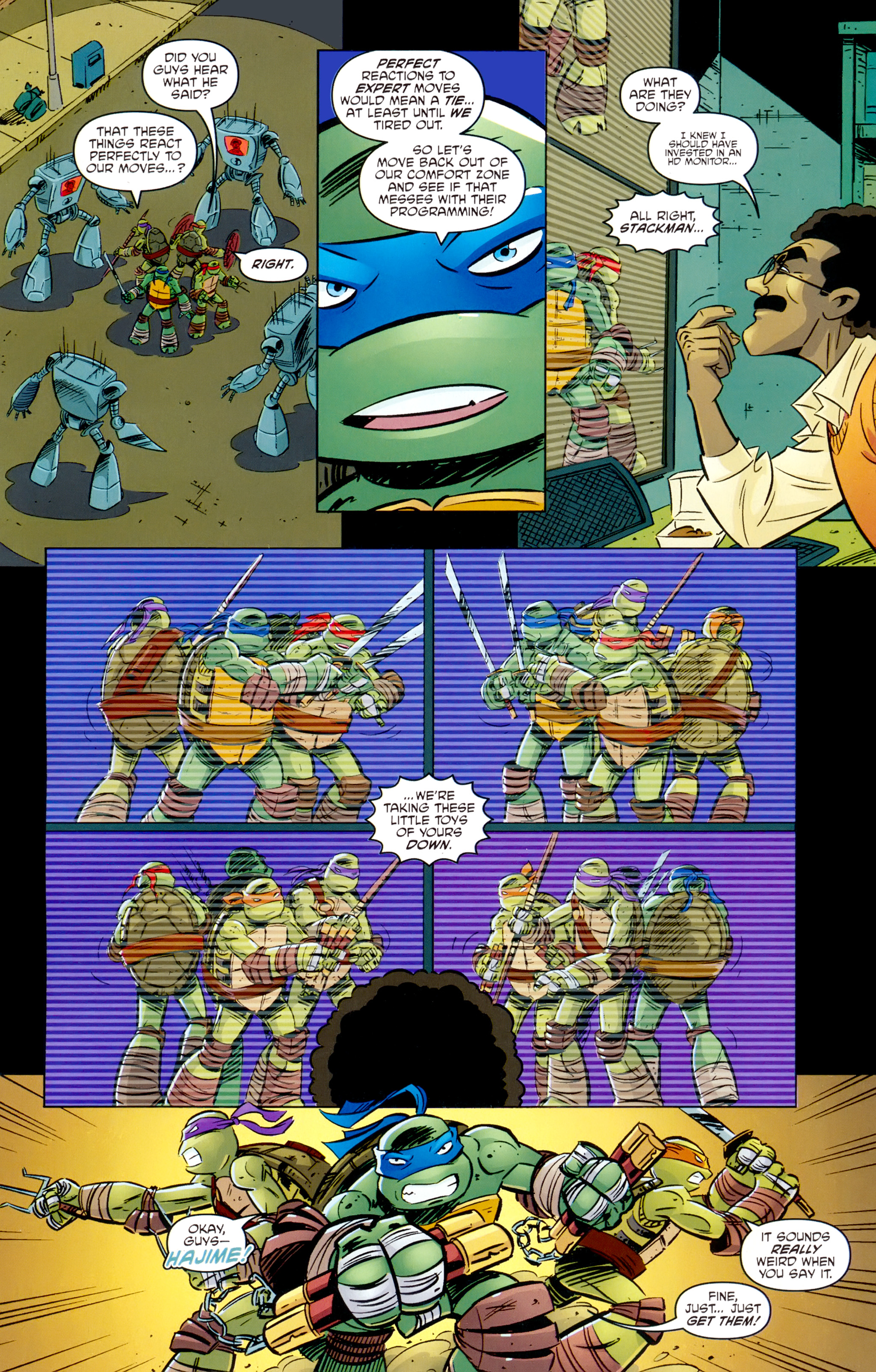 Read online Teenage Mutant Ninja Turtles New Animated Adventures Free Comic Book Day comic -  Issue # Full - 16