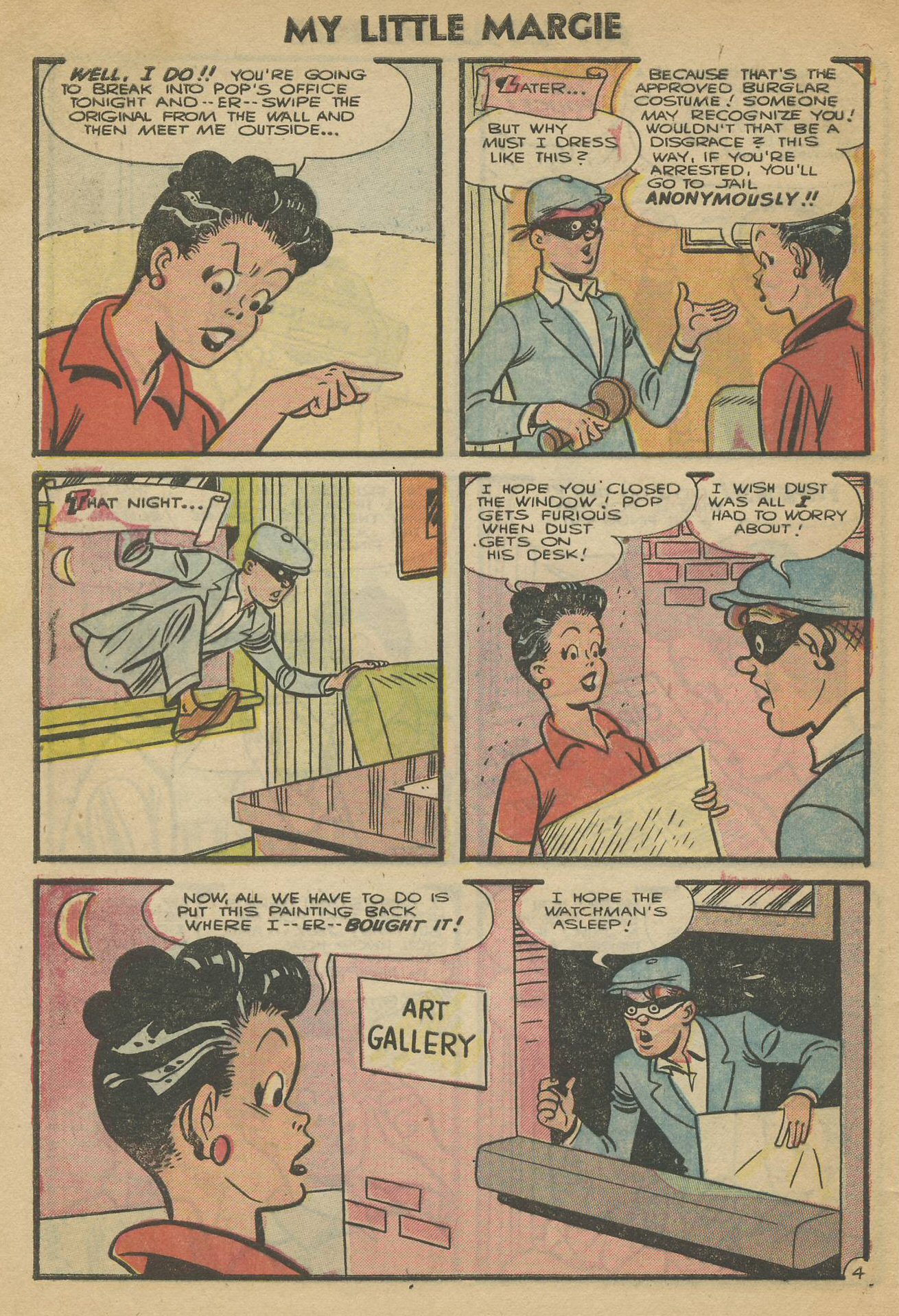 Read online My Little Margie (1954) comic -  Issue #12 - 28