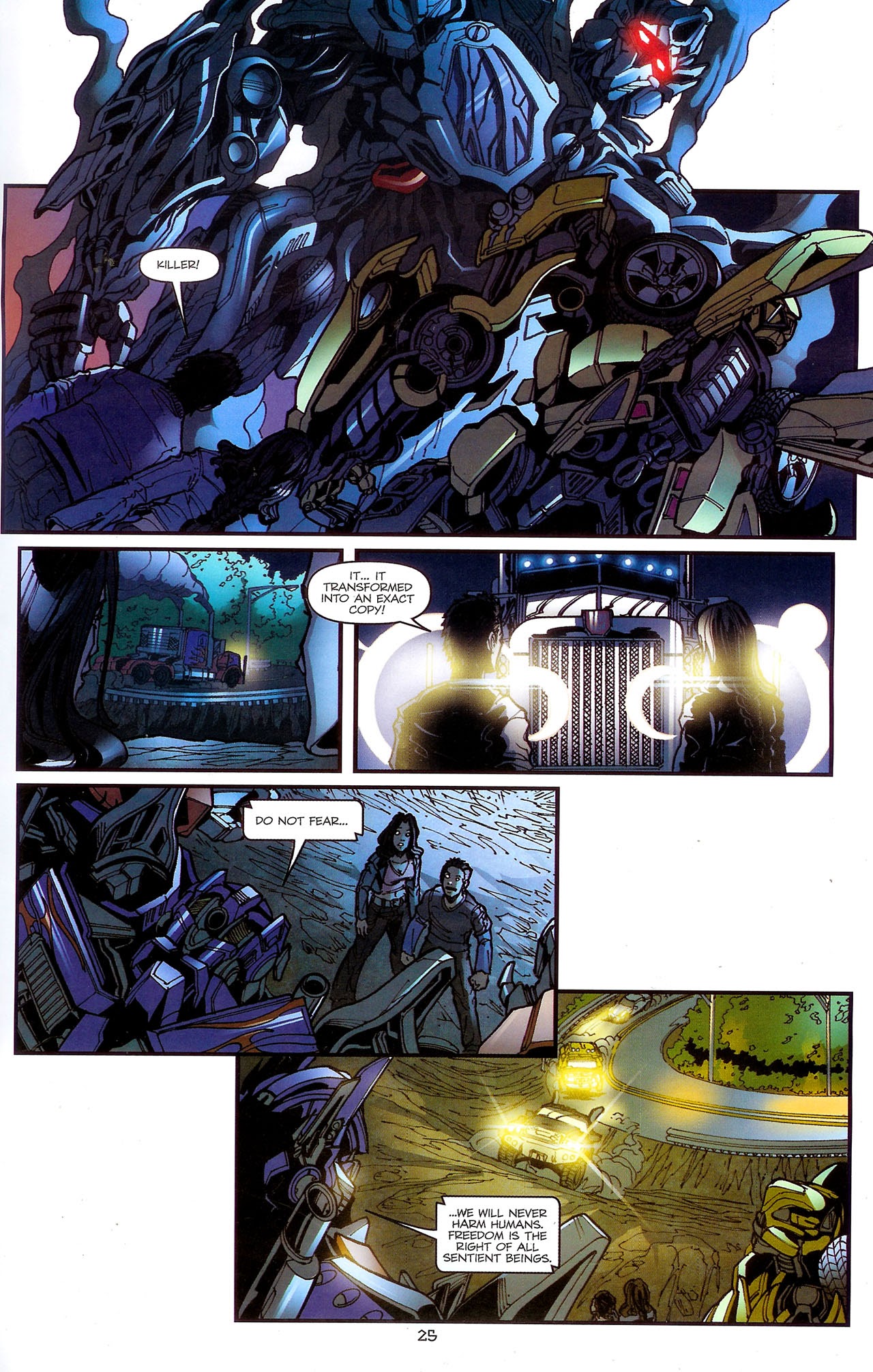 Read online Transformers: The Movie Adaptation comic -  Issue #2 - 24