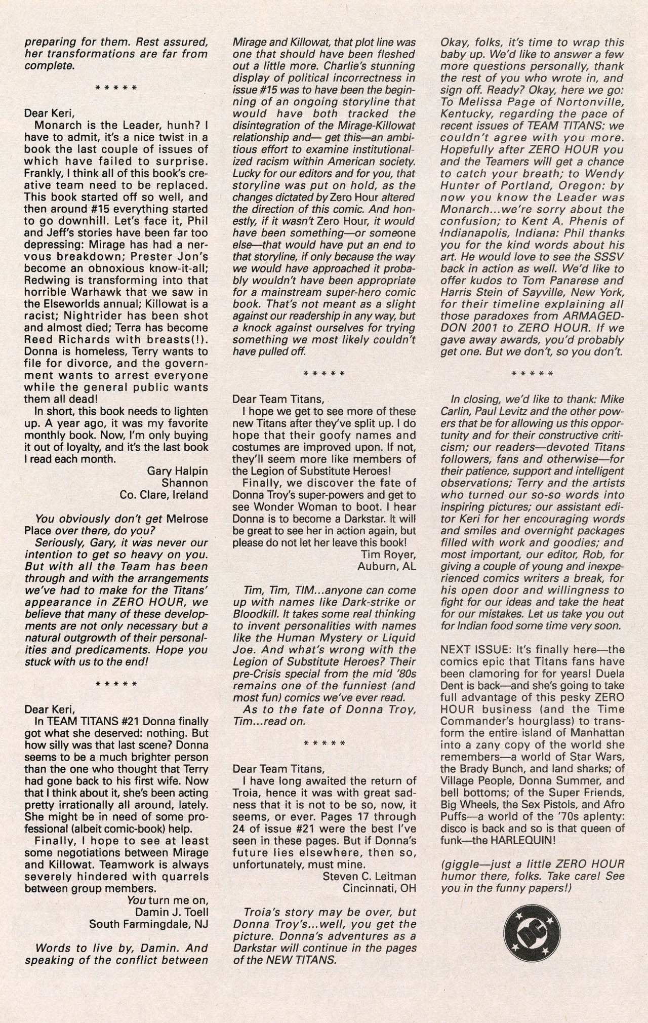 Read online Team Titans comic -  Issue #24 - 32