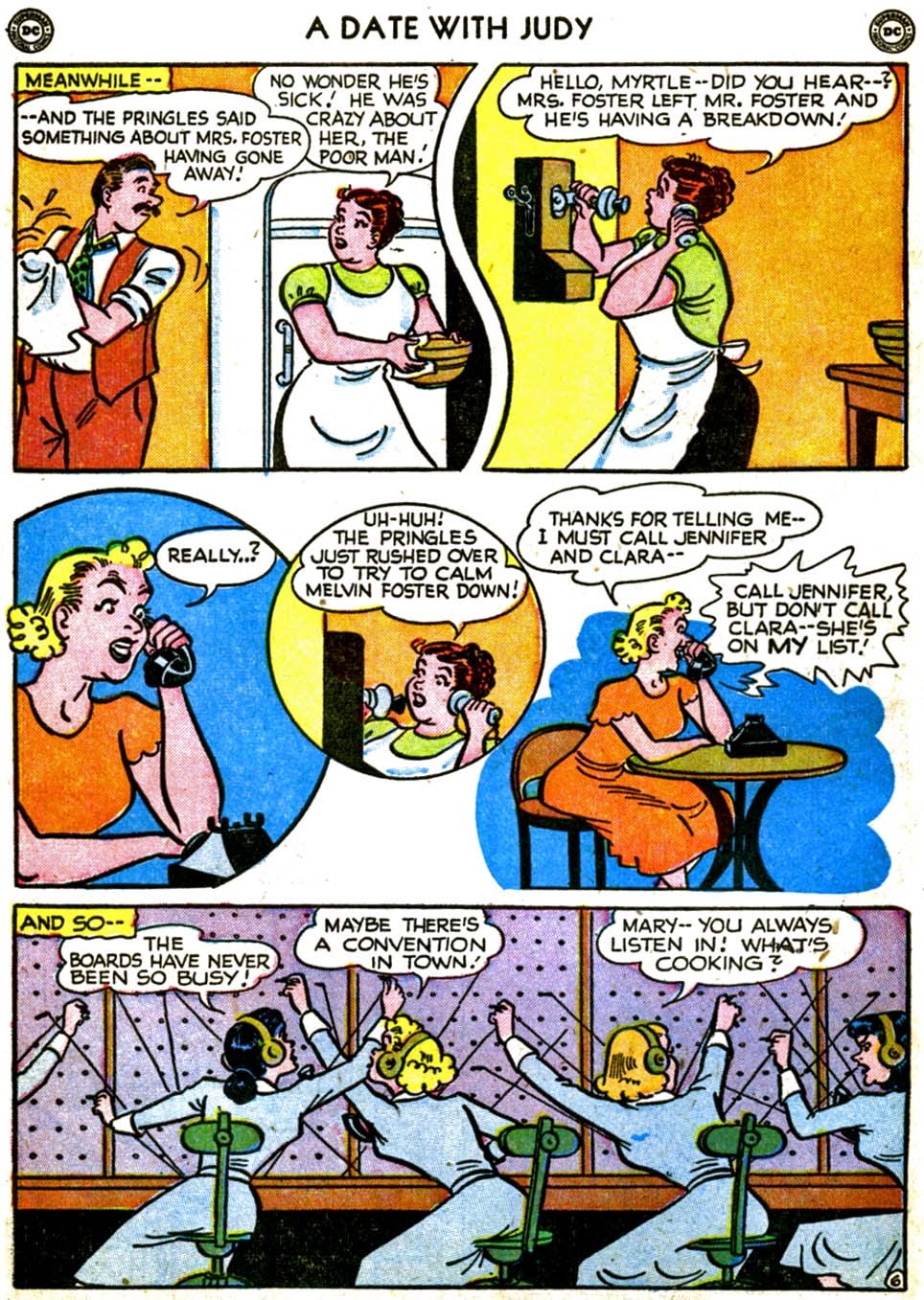 Read online A Date with Judy comic -  Issue #18 - 8