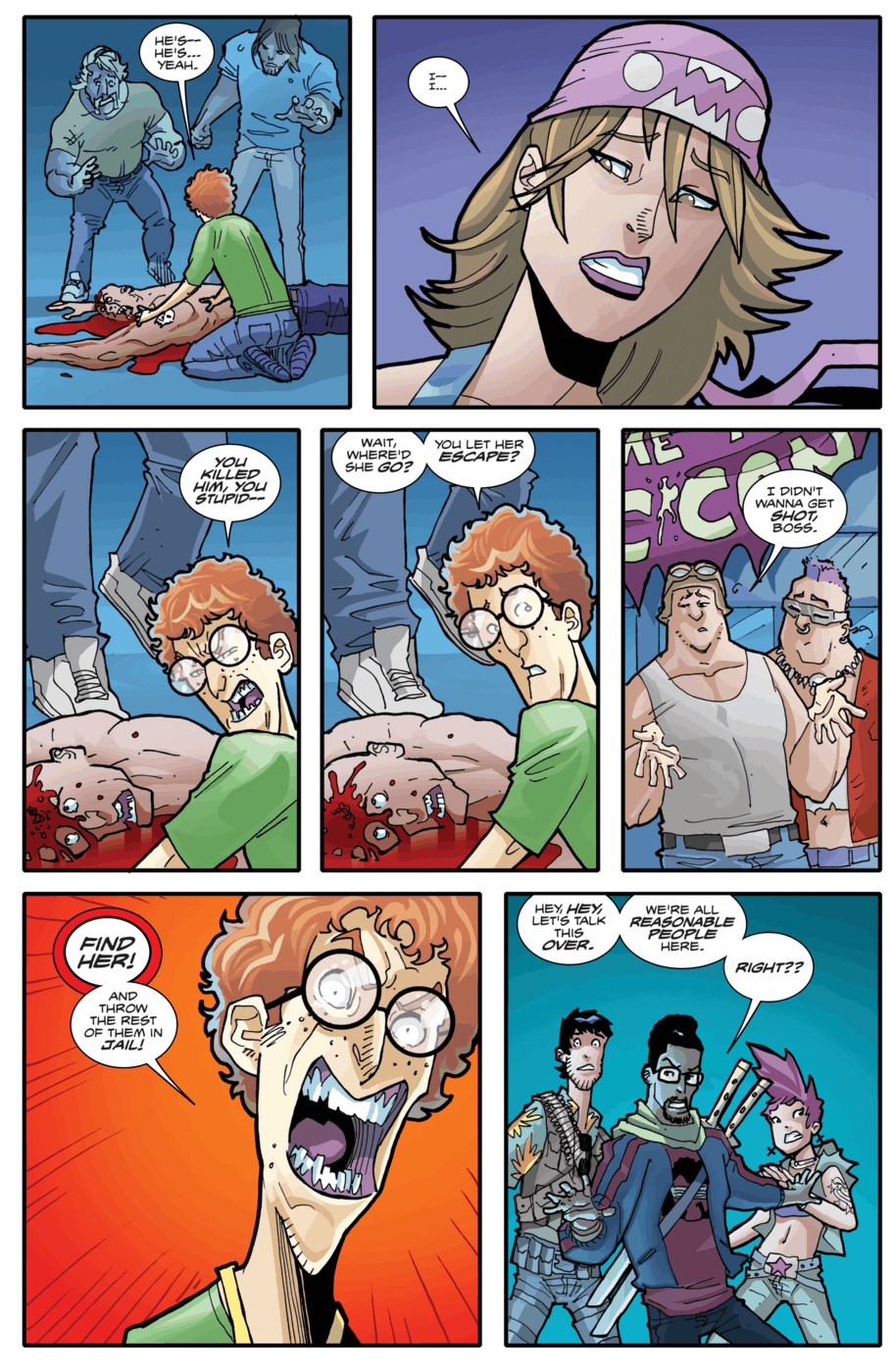 Read online Fanboys vs. Zombies comic -  Issue #7 - 20