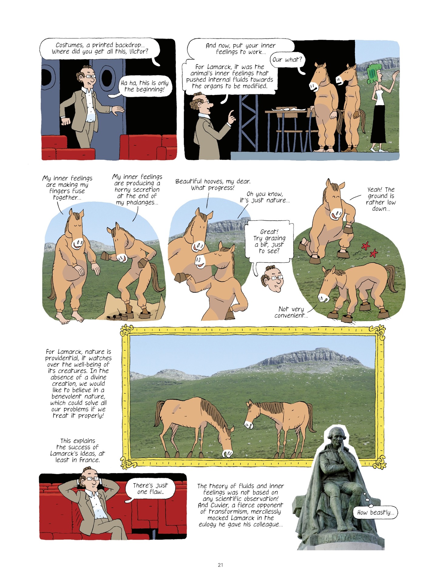 Read online Evolution, Darwin, God, and the Horse-People comic -  Issue # TPB - 20