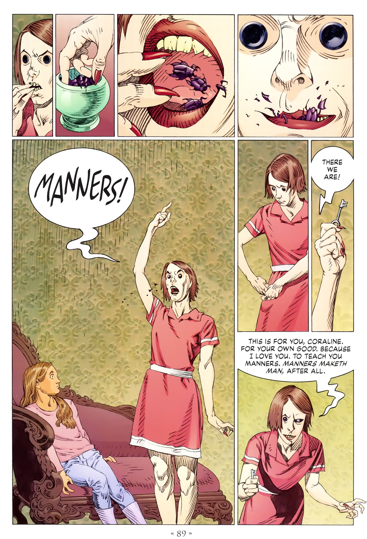 Read online Coraline comic -  Issue #1 - 95