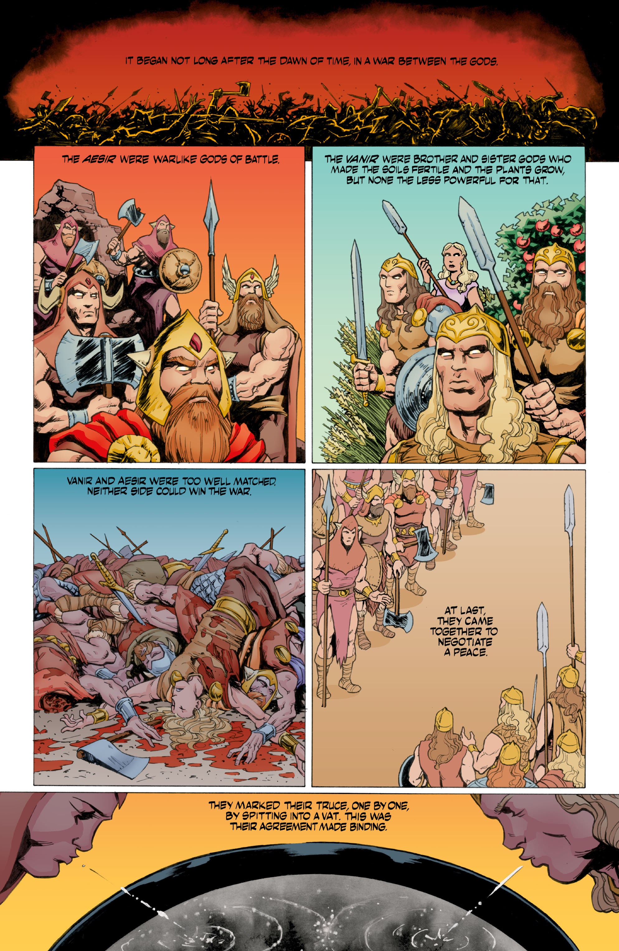 Read online Norse Mythology II comic -  Issue #1 - 4