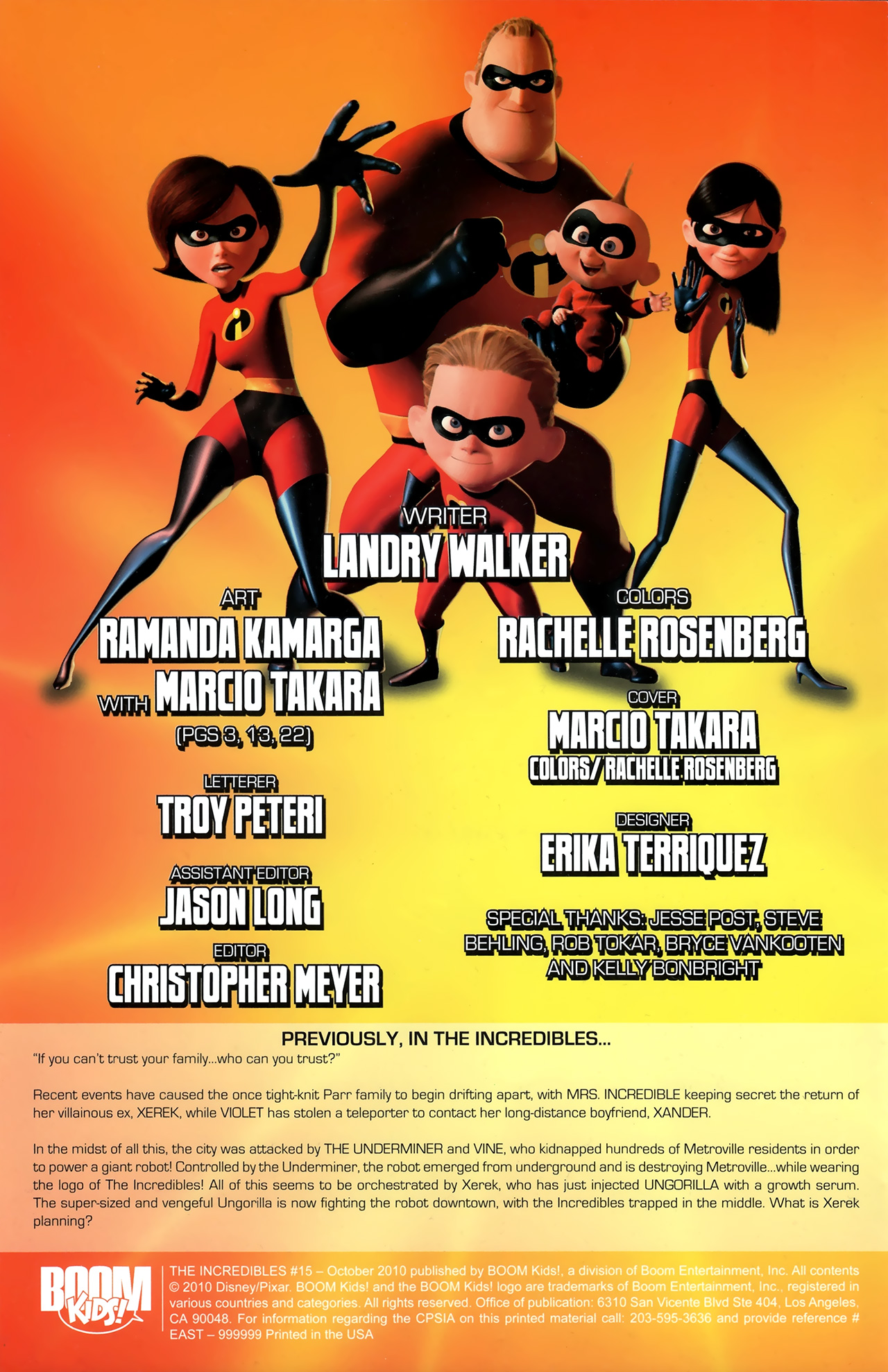 Read online The Incredibles comic -  Issue #15 - 2
