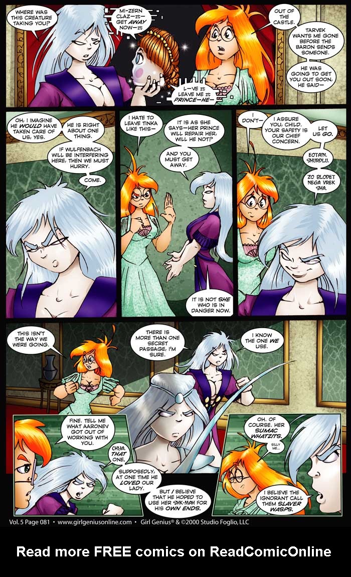 Read online Girl Genius (2002) comic -  Issue #5 - 81