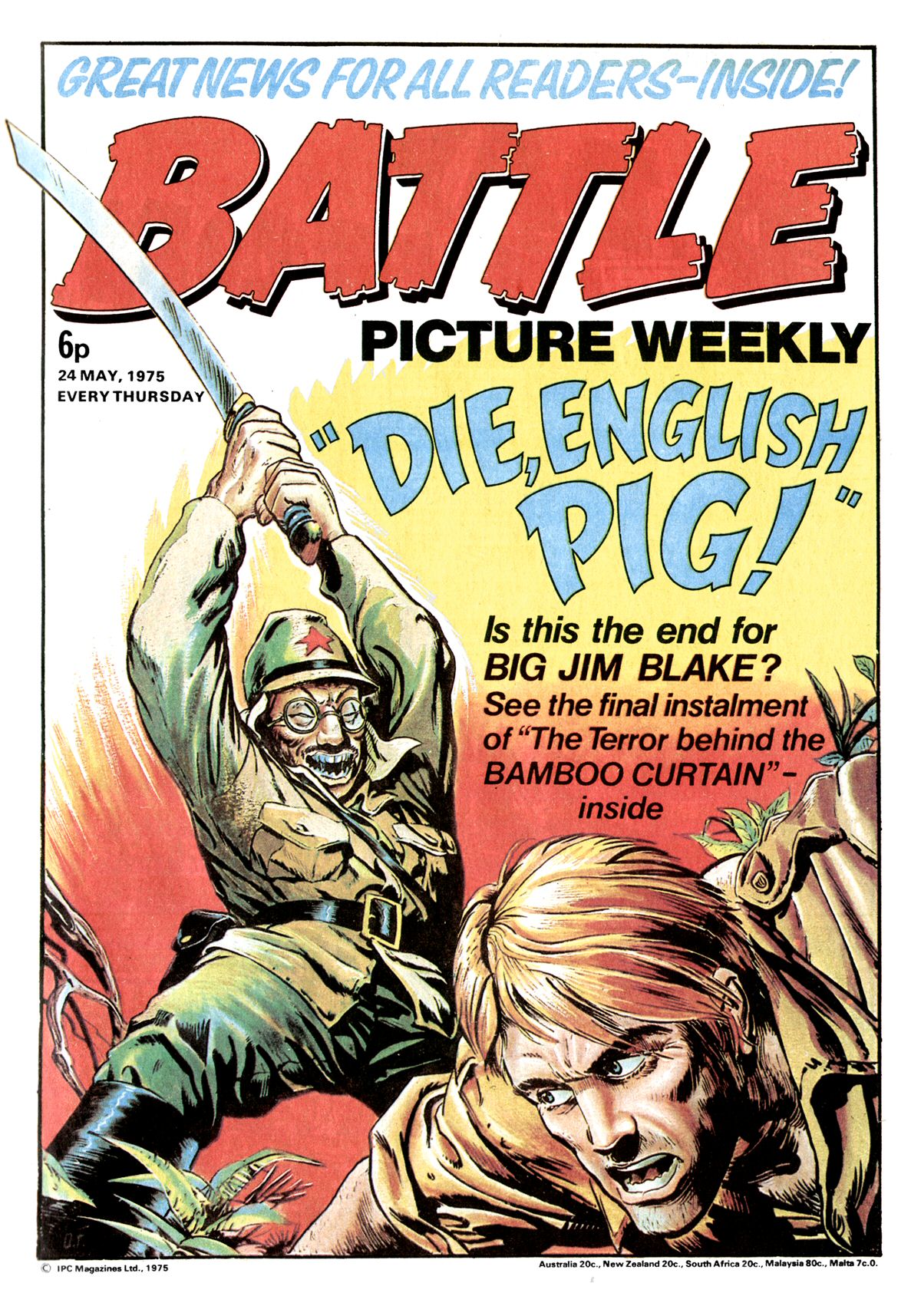Read online Battle Picture Weekly comic -  Issue #12 - 1