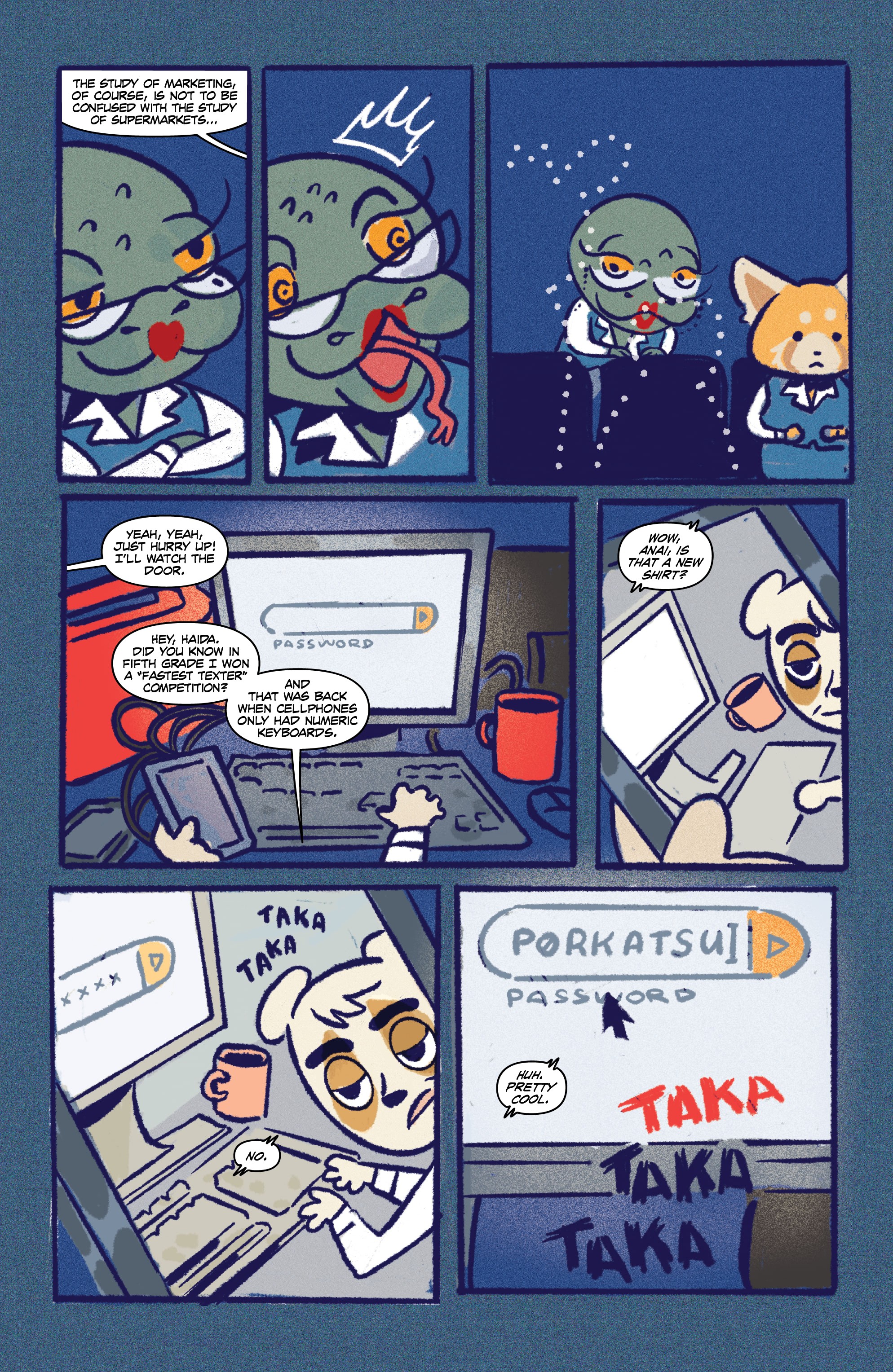 Read online Aggretsuko Meet Her Friends comic -  Issue #2 - 18