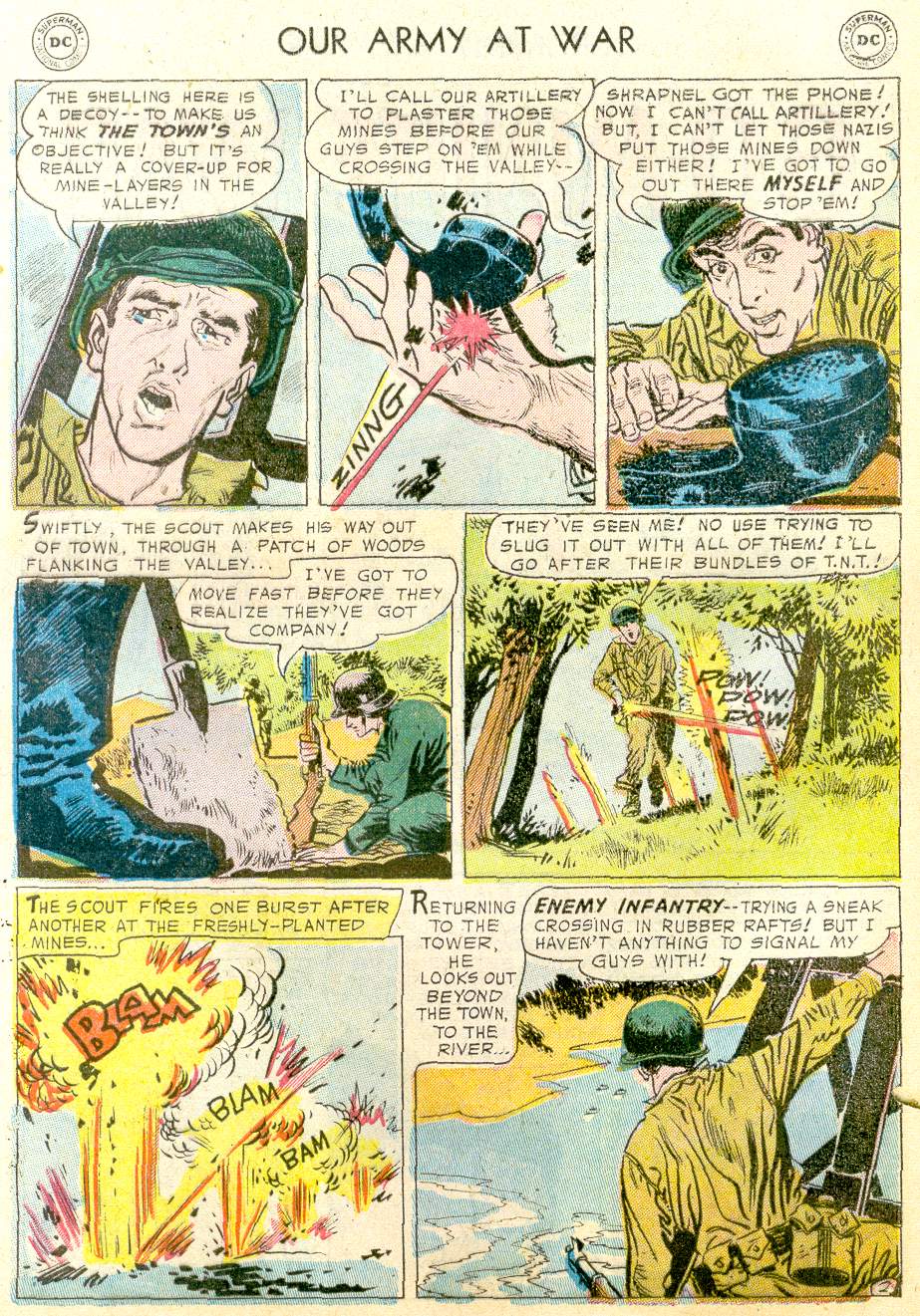 Read online Our Army at War (1952) comic -  Issue #41 - 29