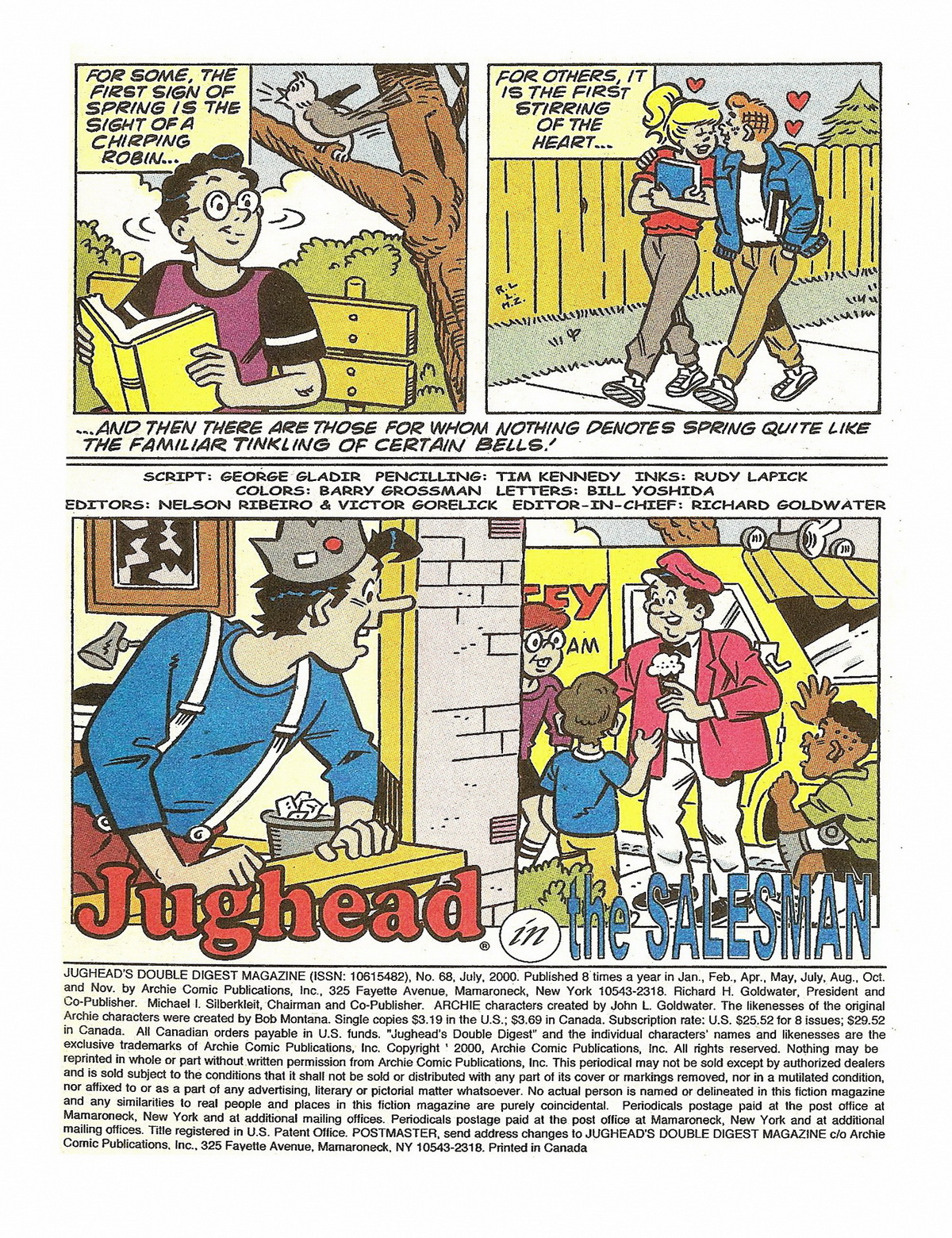 Read online Jughead's Double Digest Magazine comic -  Issue #68 - 3