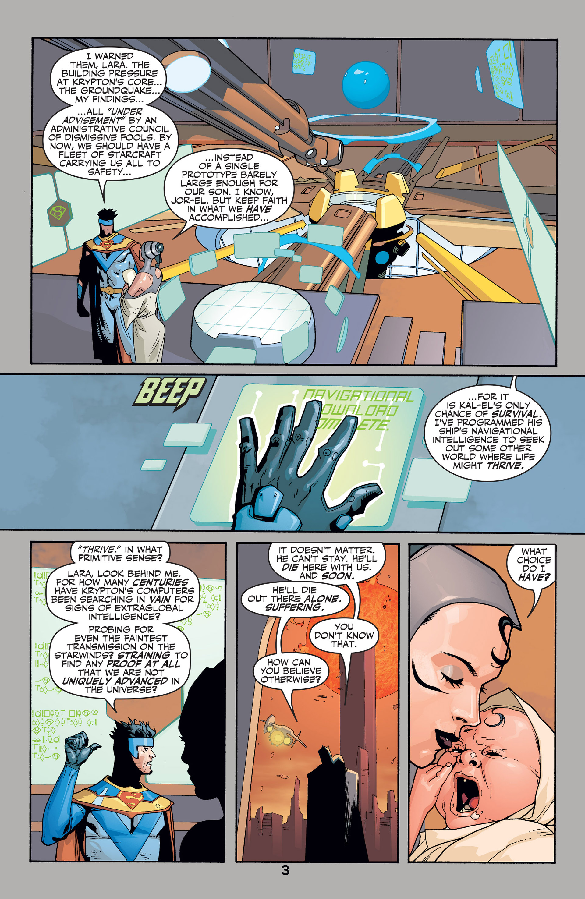 Read online Superman: Birthright (2003) comic -  Issue #1 - 4