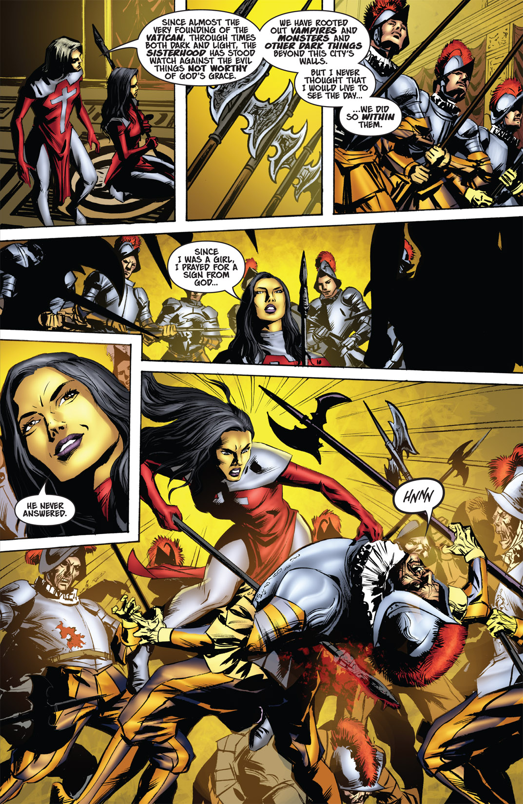 Read online Vampirella and the Scarlet Legion comic -  Issue # TPB - 87