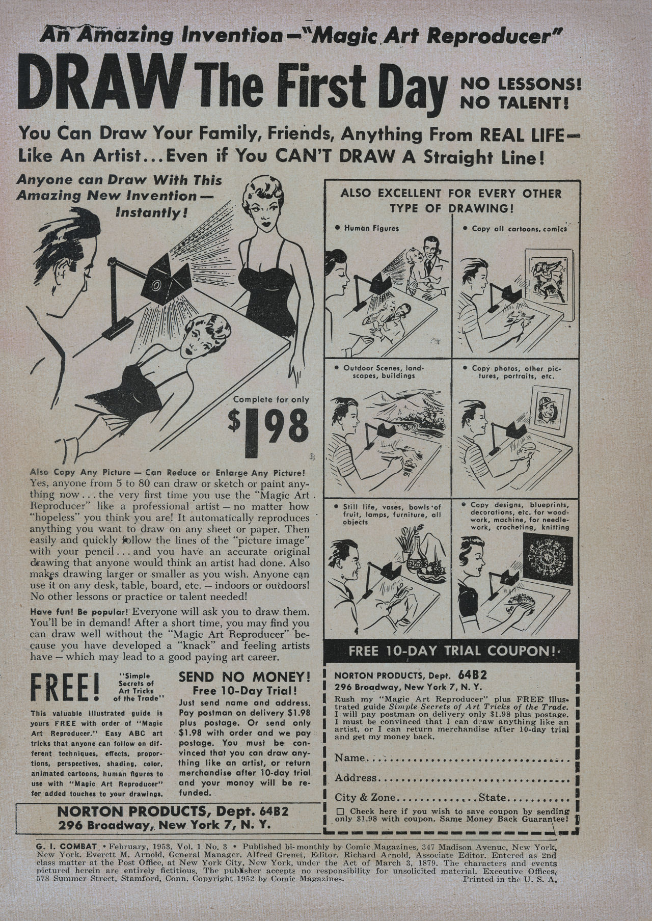 Read online G.I. Combat (1952) comic -  Issue #3 - 2