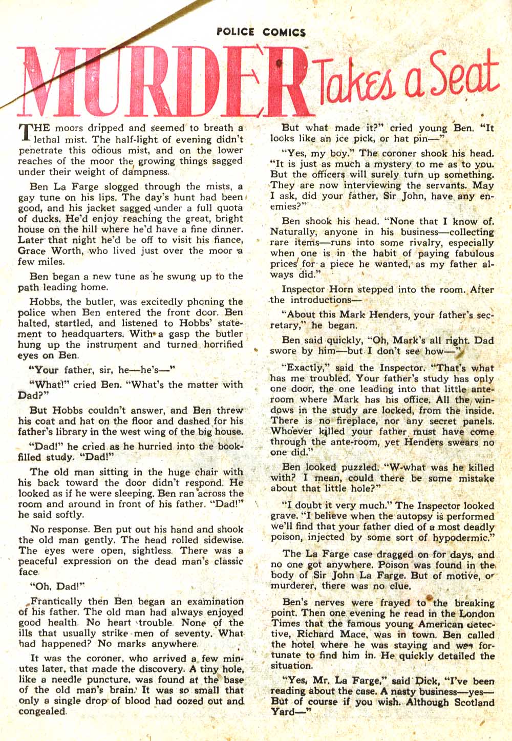 Read online Police Comics comic -  Issue #61 - 48