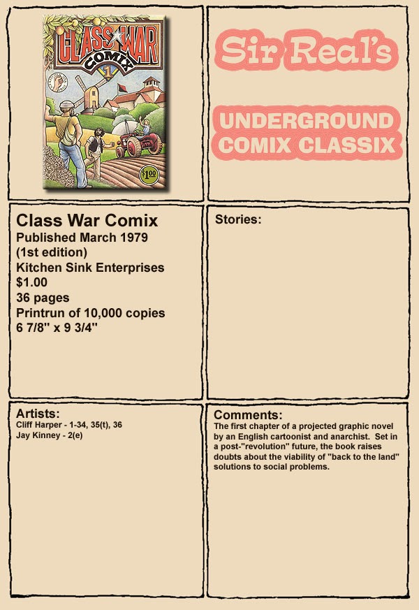 Read online Class War Comics comic -  Issue # Full - 37