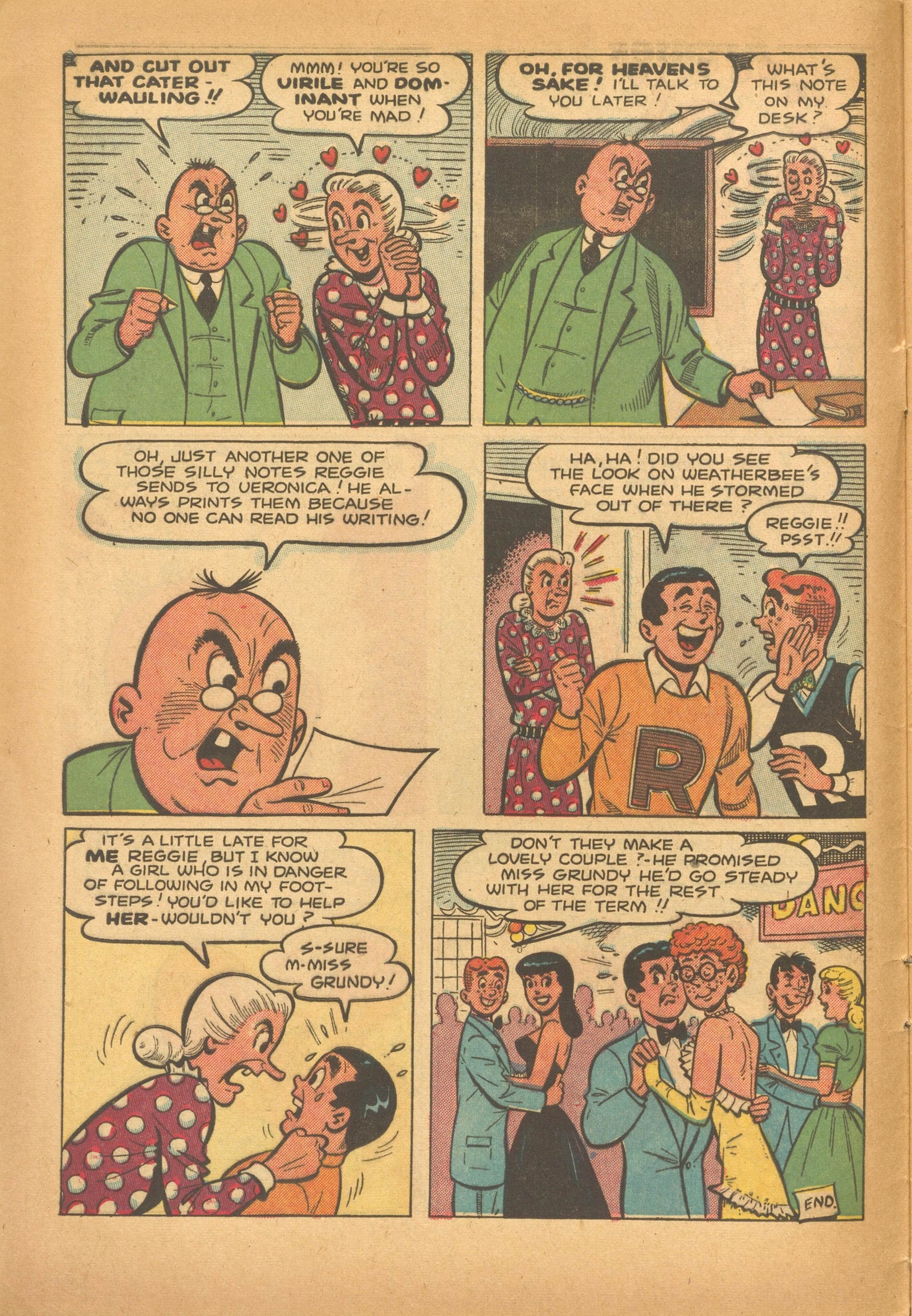 Read online Archie's Rival Reggie comic -  Issue #8 - 8