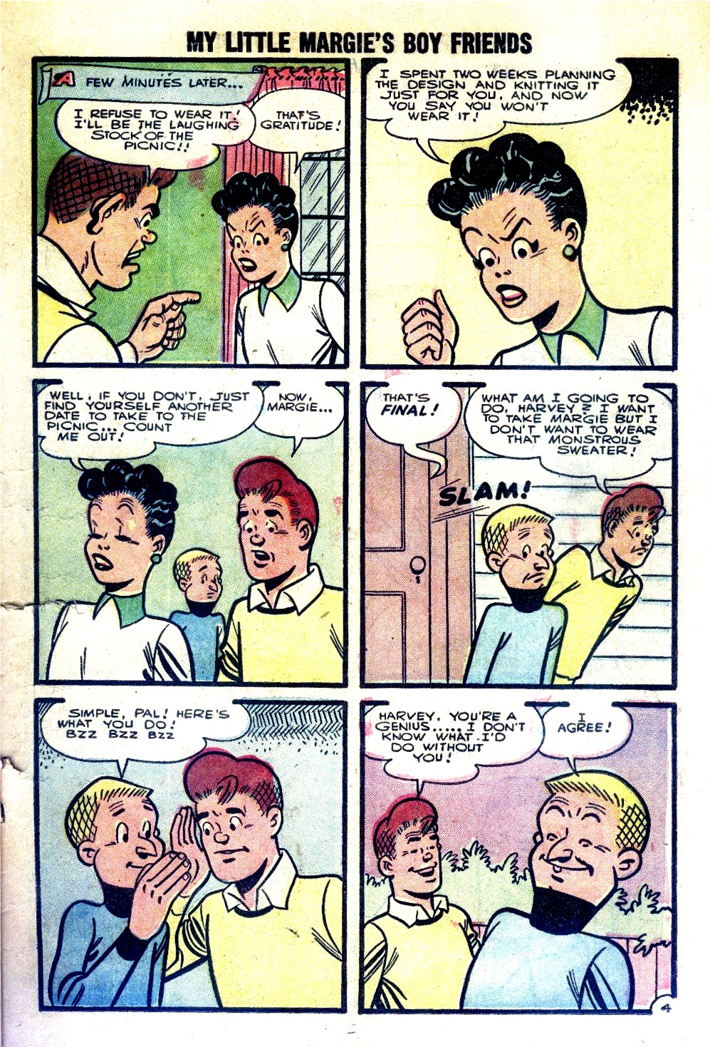 Read online My Little Margie's Boy Friends comic -  Issue #4 - 11