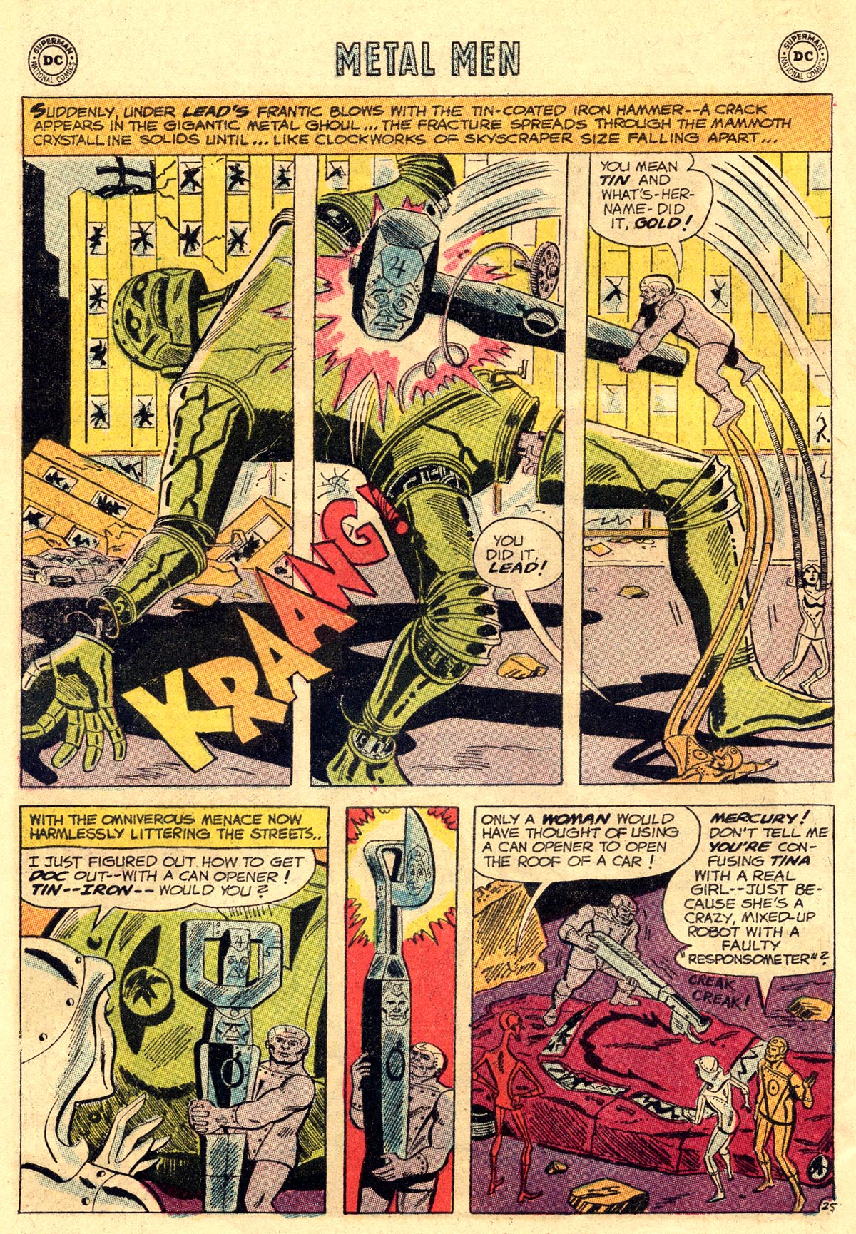 Read online Metal Men (1963) comic -  Issue #13 - 32