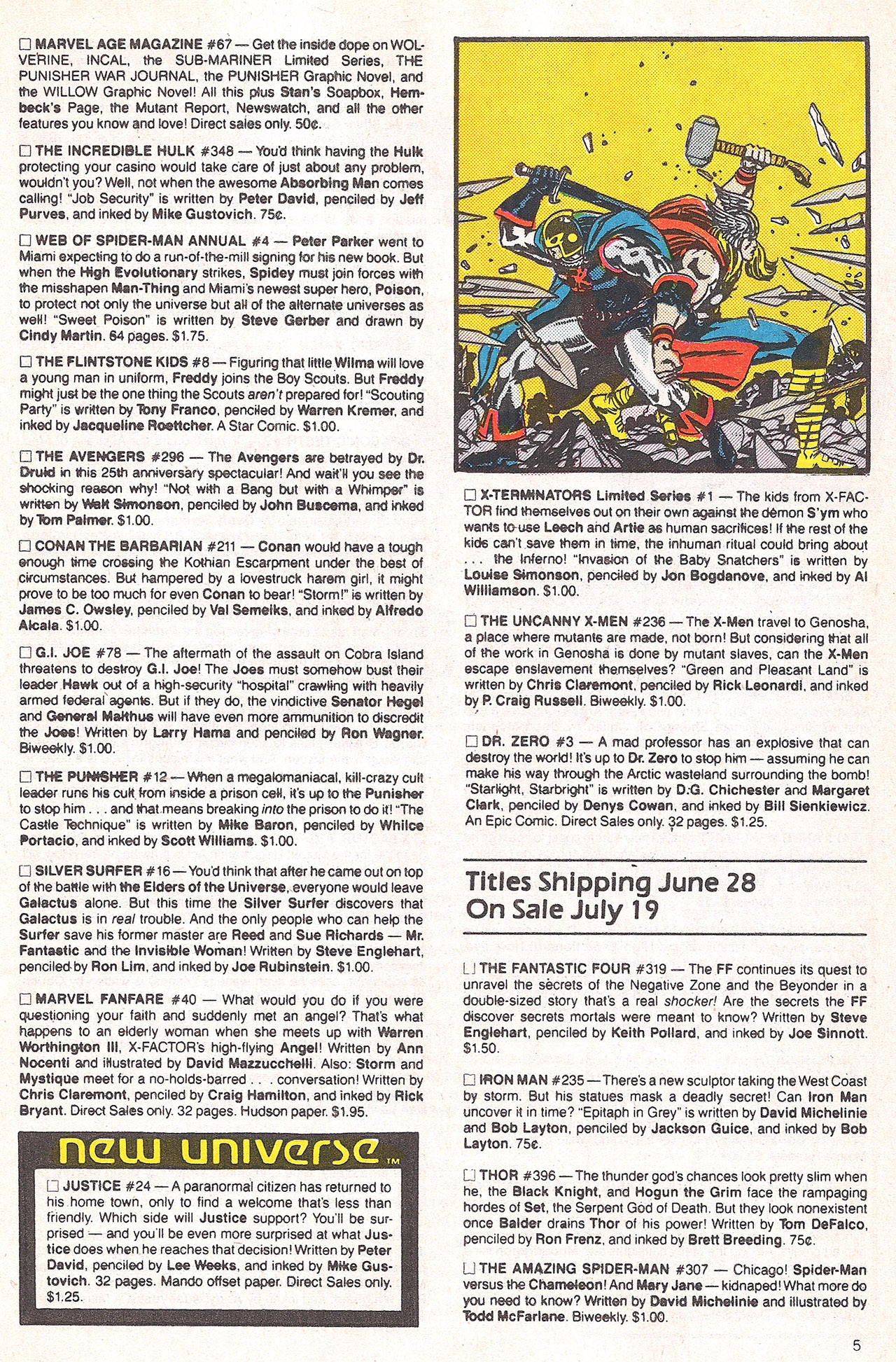 Read online Marvel Age comic -  Issue #66 - 7