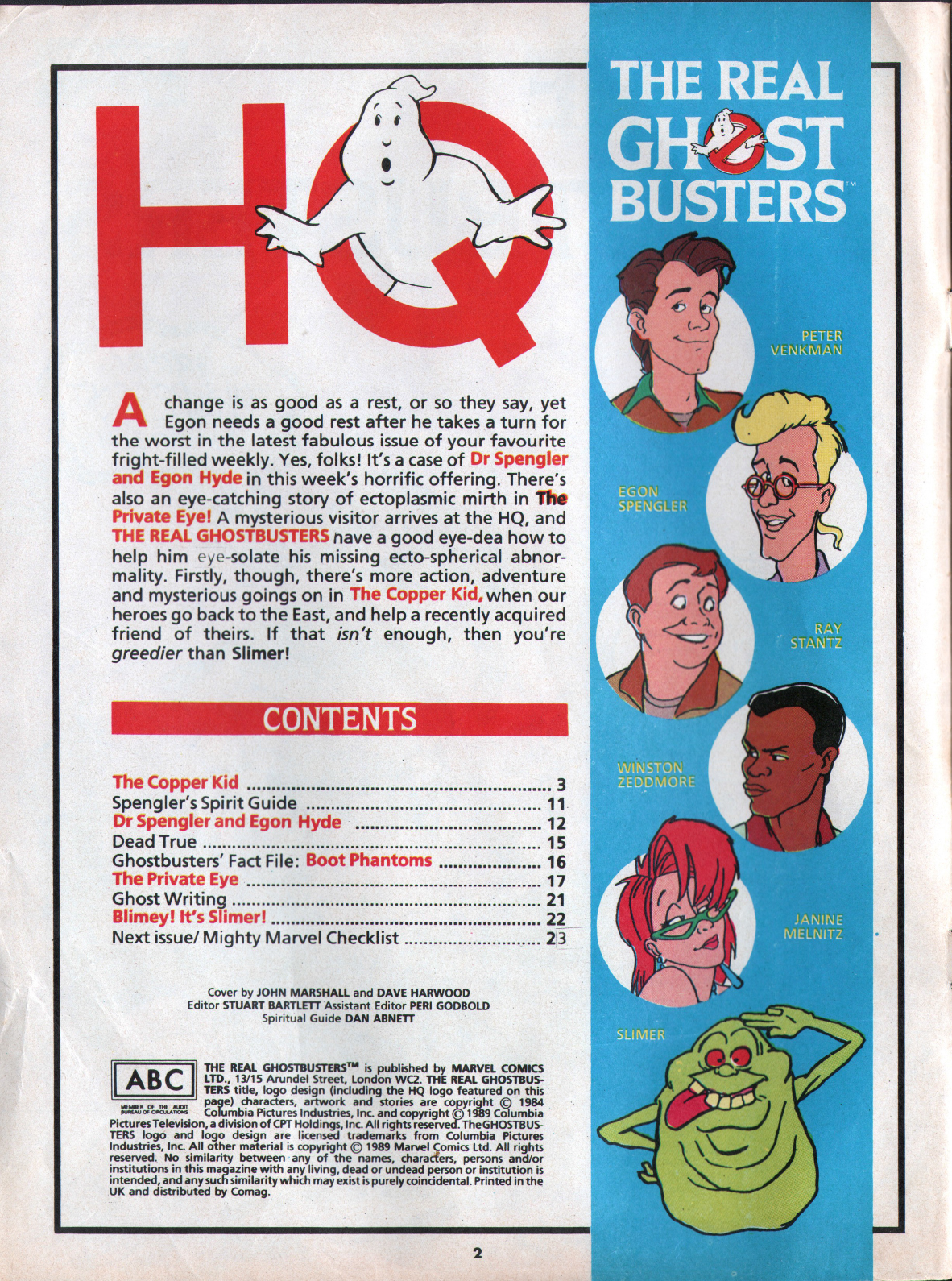Read online The Real Ghostbusters comic -  Issue #58 - 2