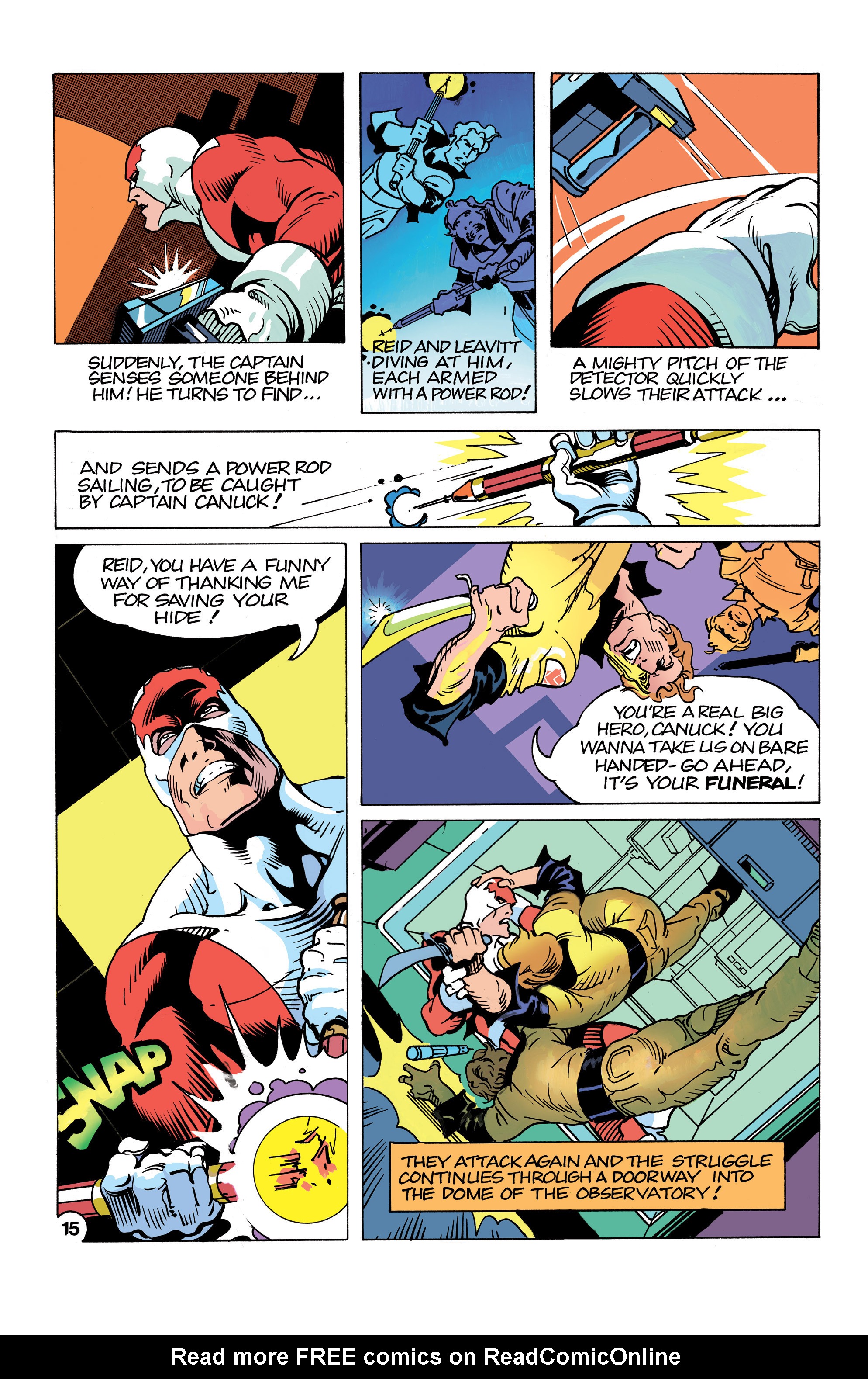 Read online Captain Canuck (1975) comic -  Issue #8 - 16