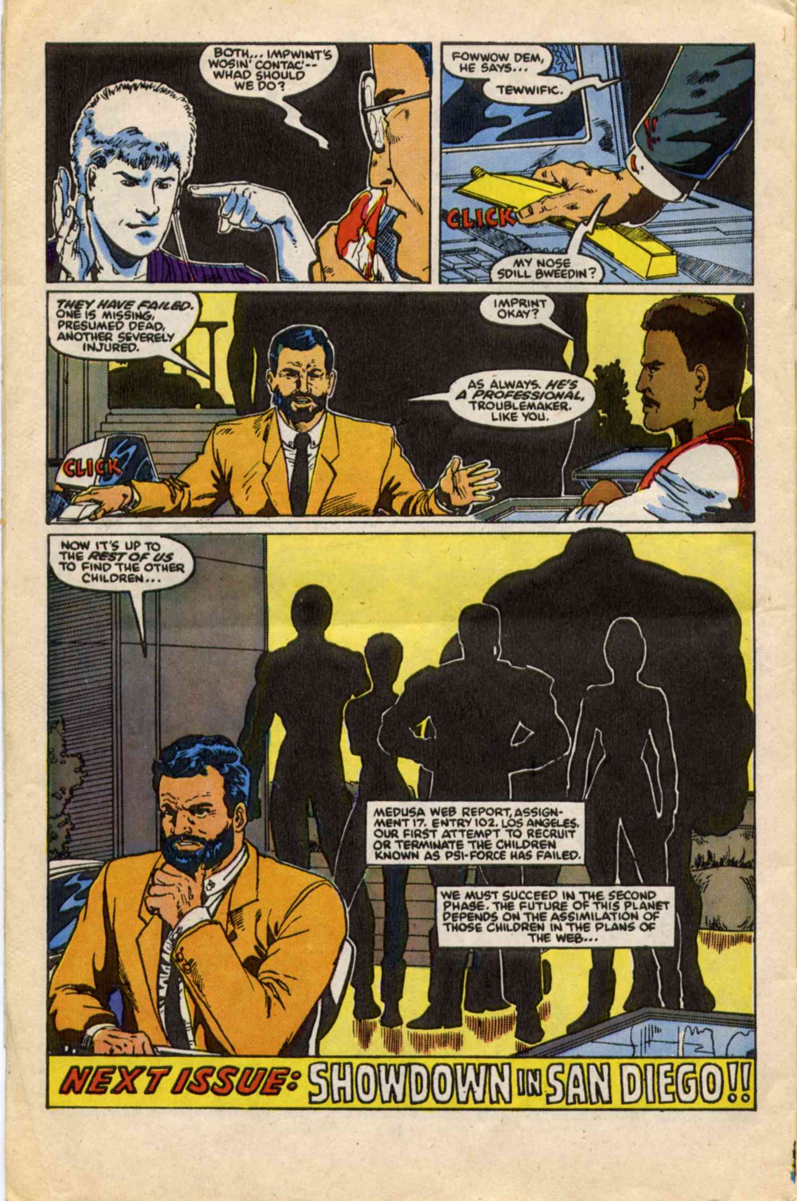 Read online Psi-Force comic -  Issue #18 - 23